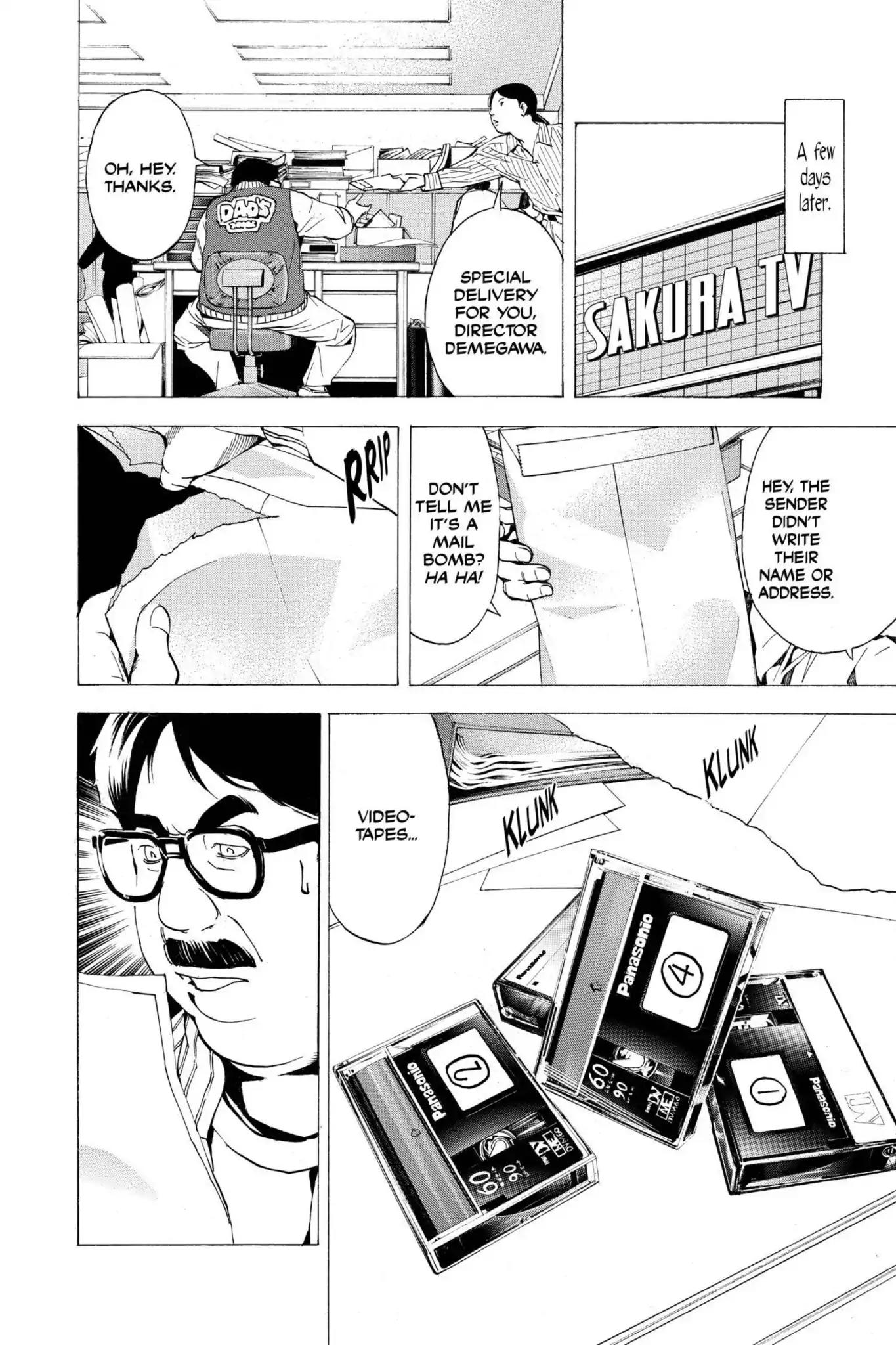 Death Note manga, chapter 22, page 20 of 22