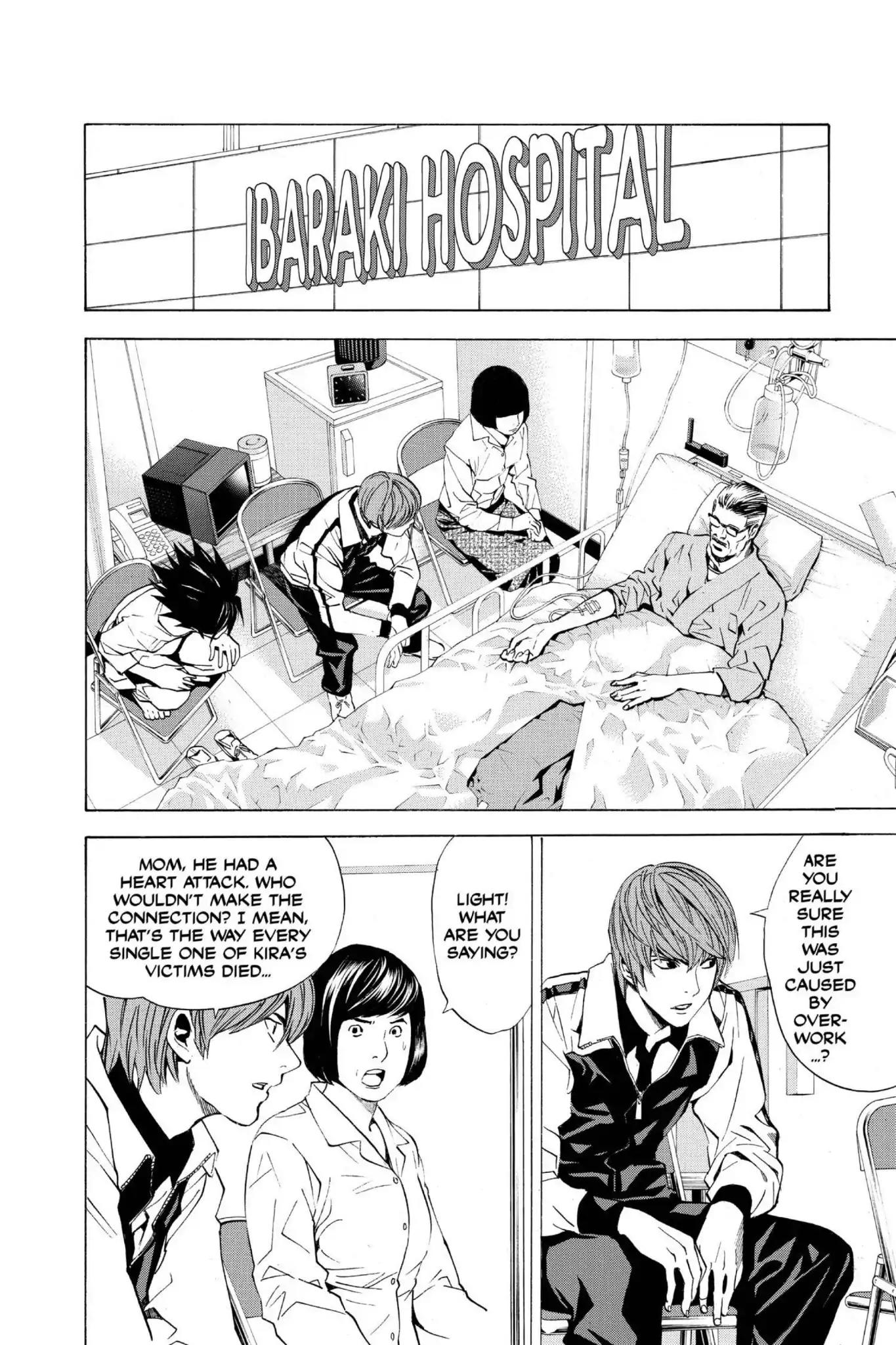 Death Note manga, chapter 22, page 4 of 22