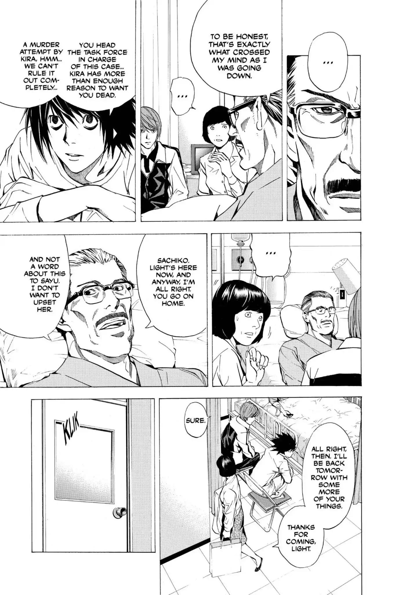 Death Note manga, chapter 22, page 5 of 22