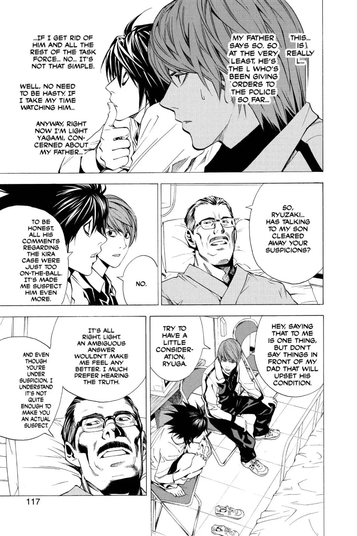 Death Note manga, chapter 22, page 7 of 22