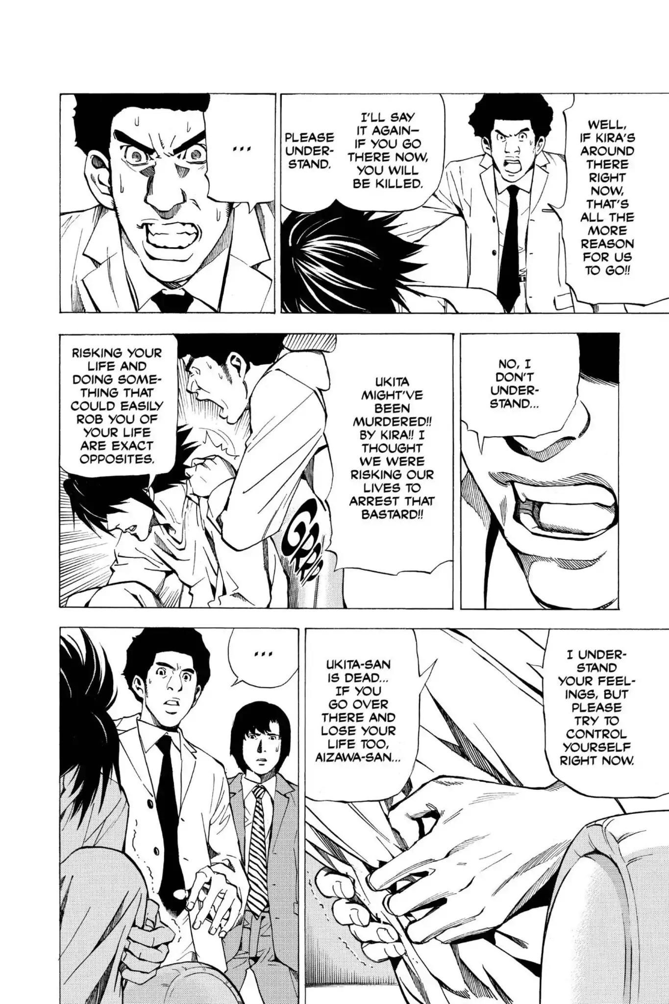 Death Note manga, chapter 23, page 16 of 20