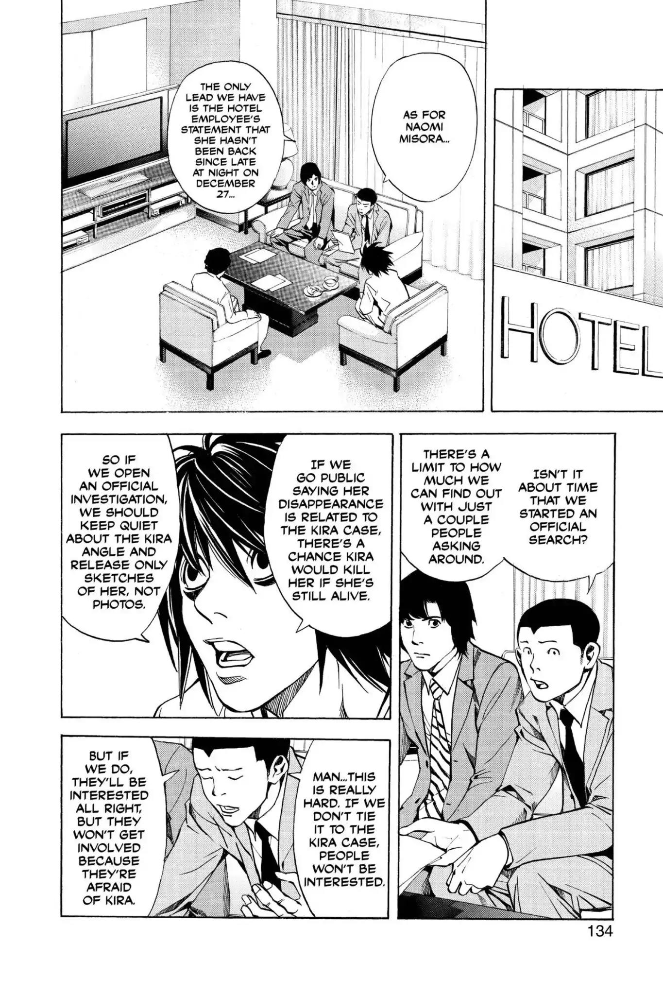 Death Note manga, chapter 23, page 2 of 20