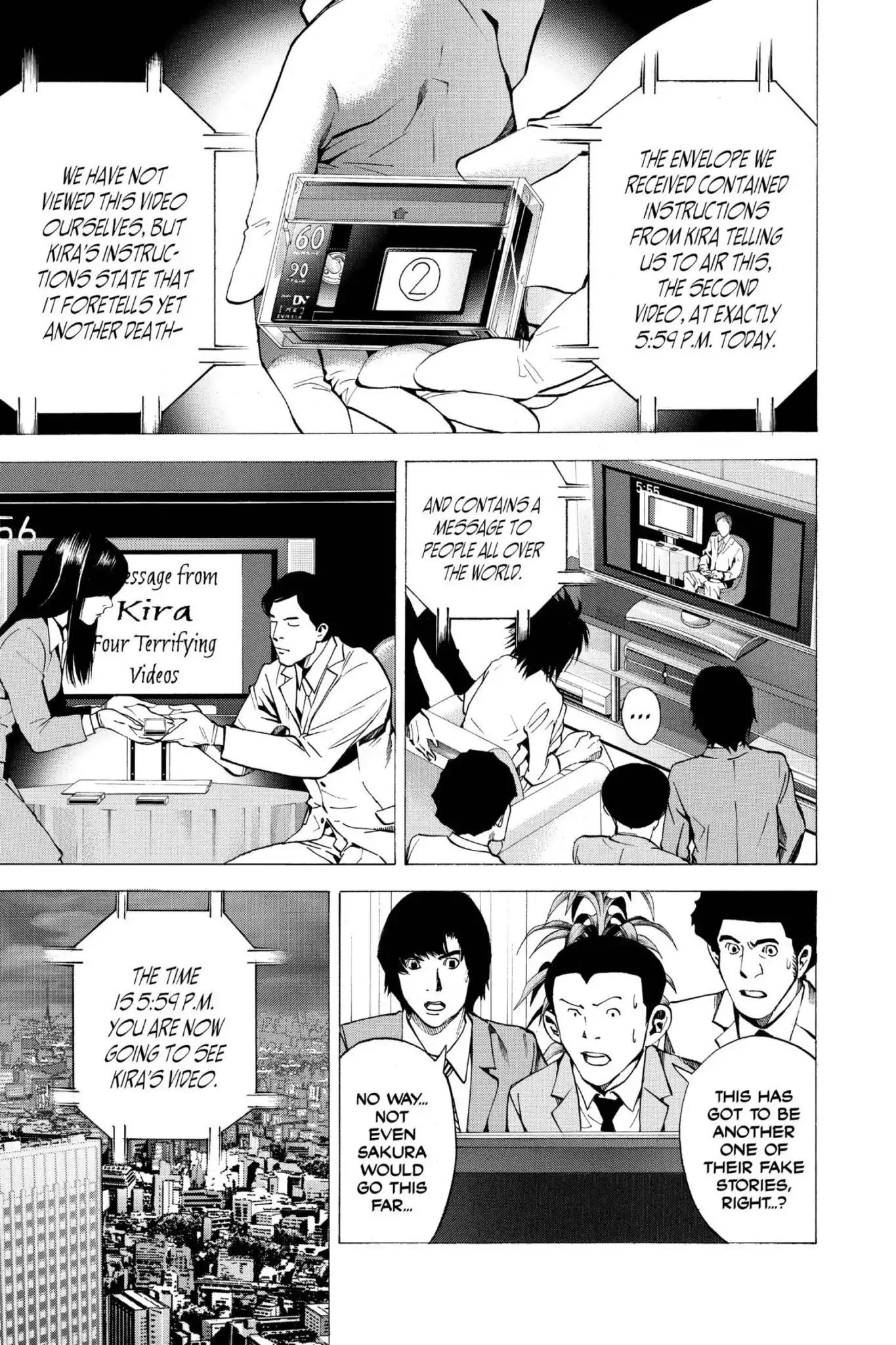 Death Note manga, chapter 23, page 5 of 20