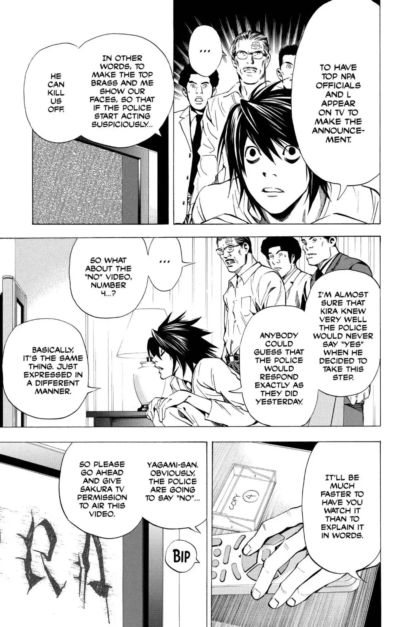 Death Note Chapter 24 page 19 - Chapter 24: Shield