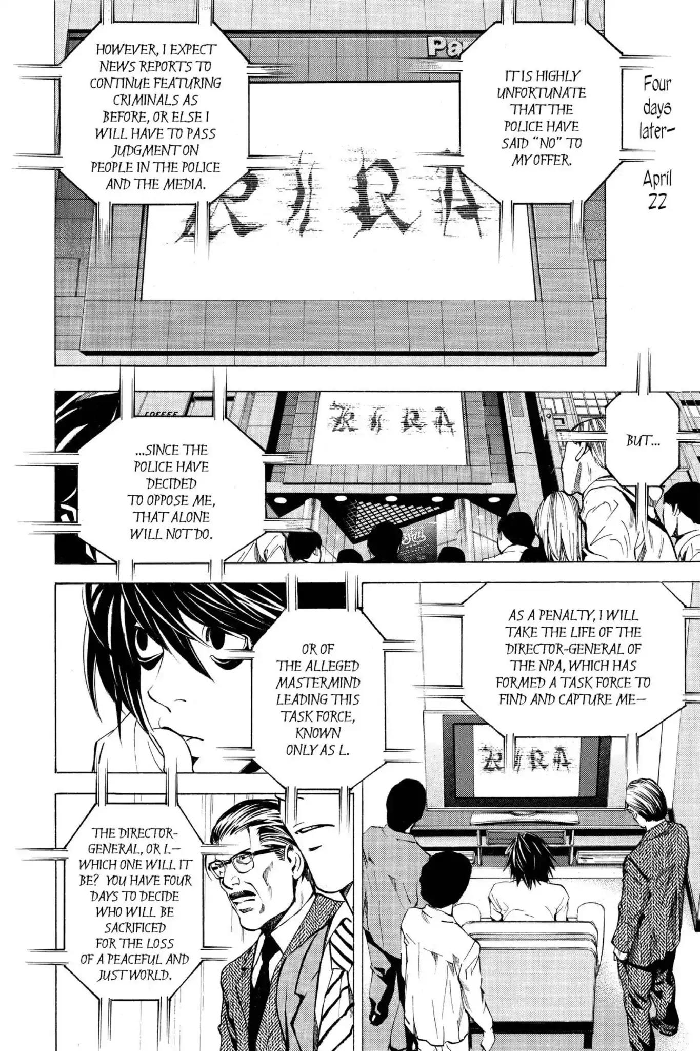 Death Note Chapter 24 page 20 - Chapter 24: Shield