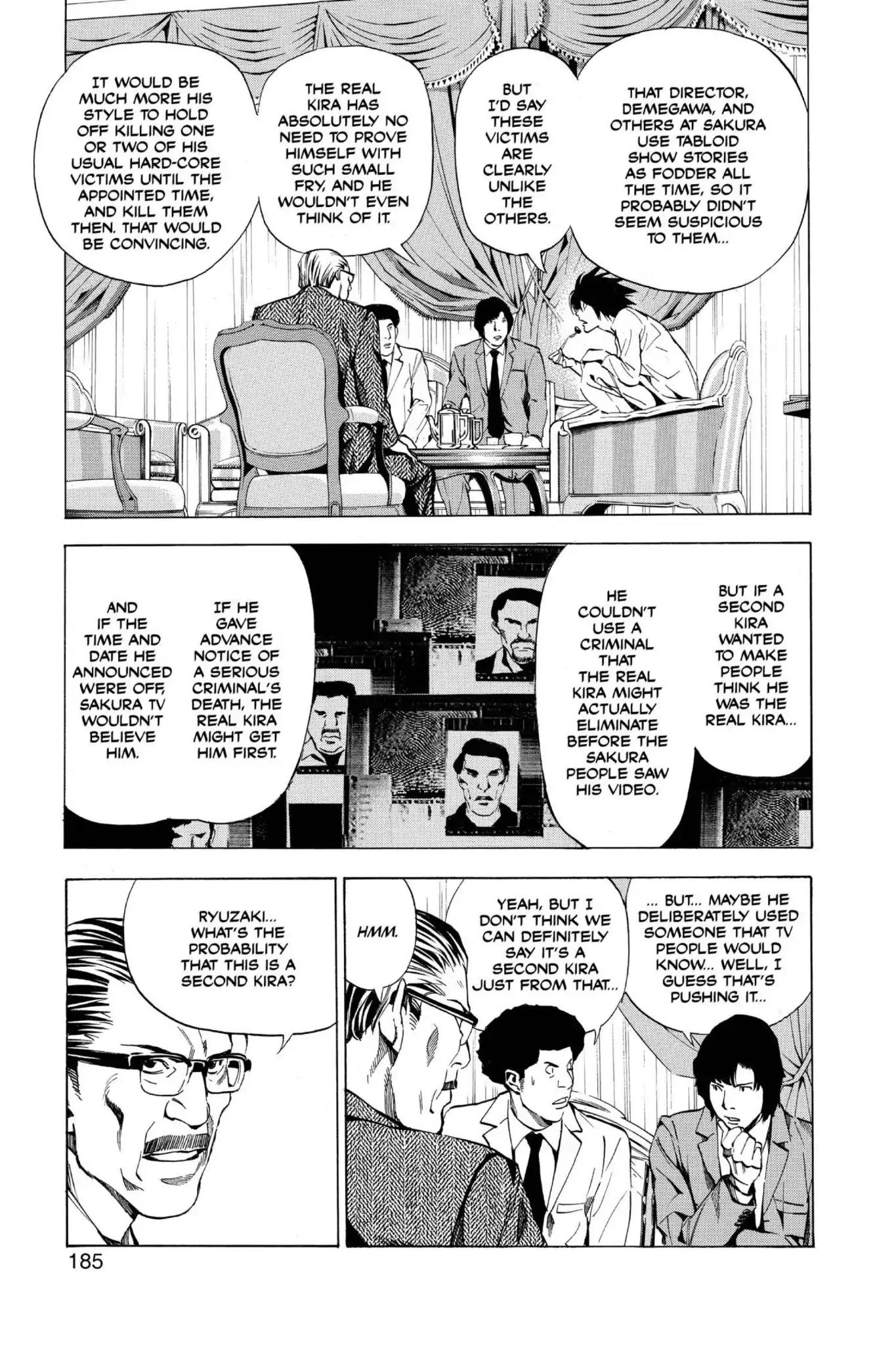 Death Note manga, chapter 25, page 11 of 22