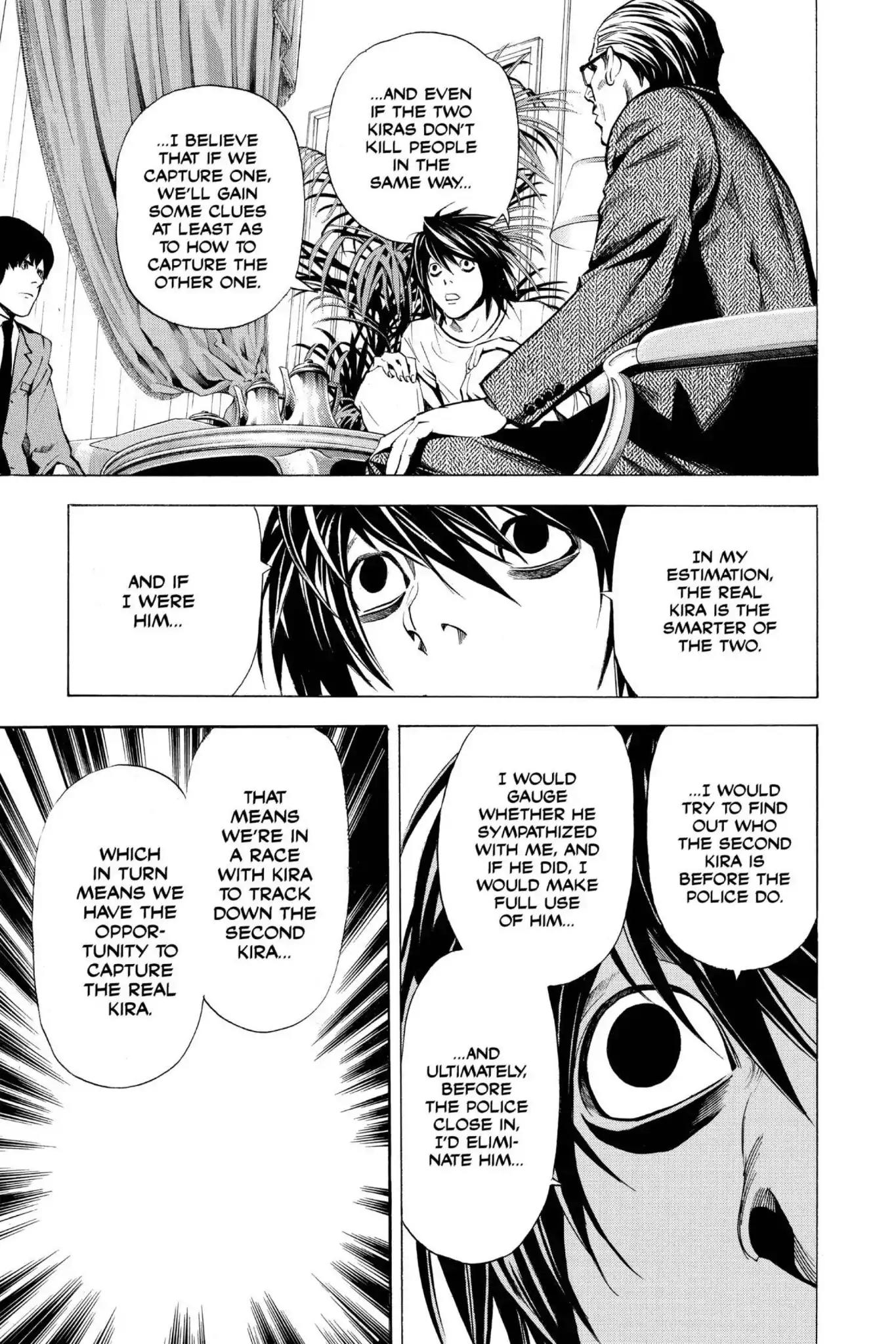 Death Note manga, chapter 25, page 15 of 22