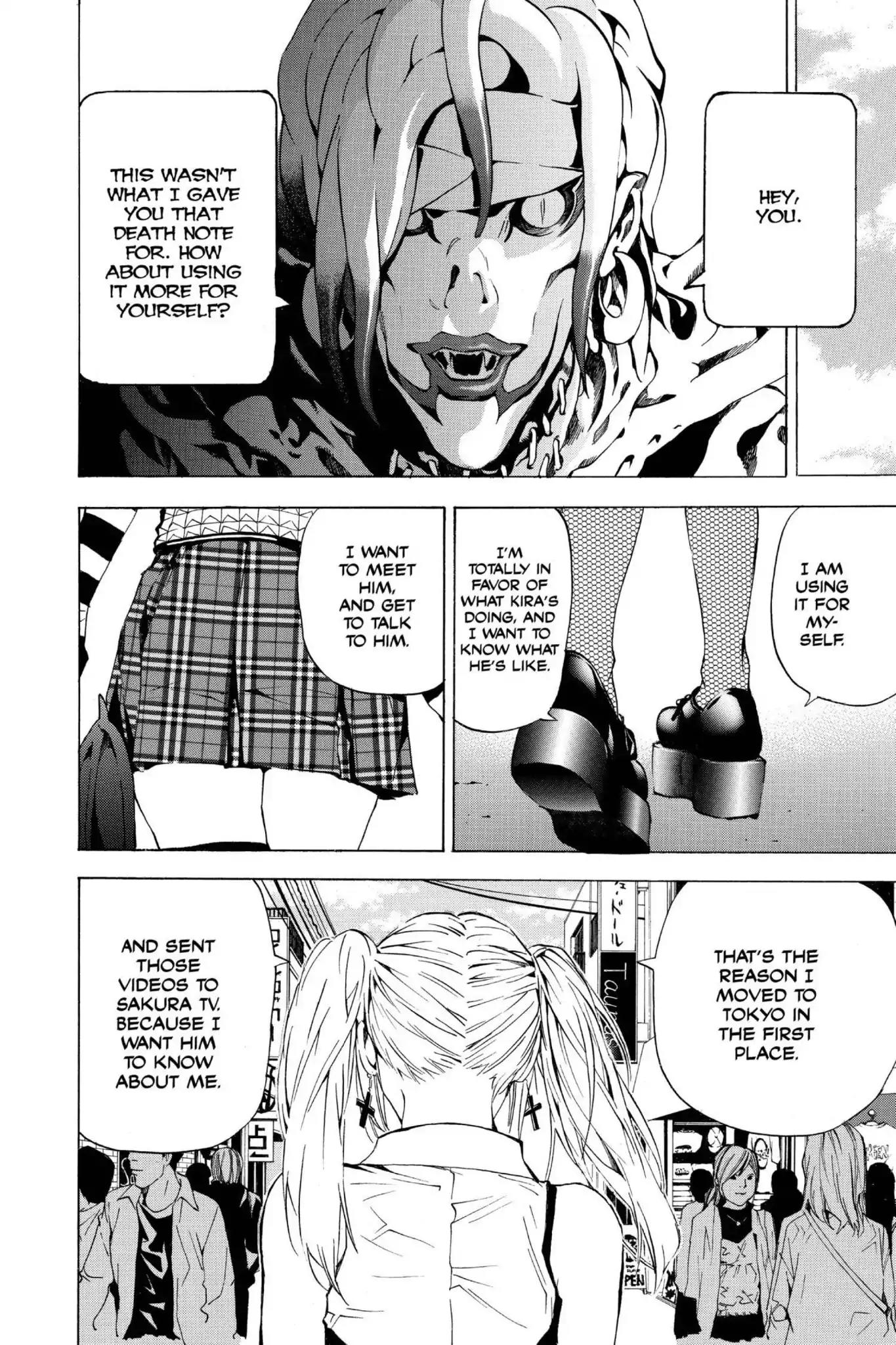 Death Note manga, chapter 25, page 18 of 22