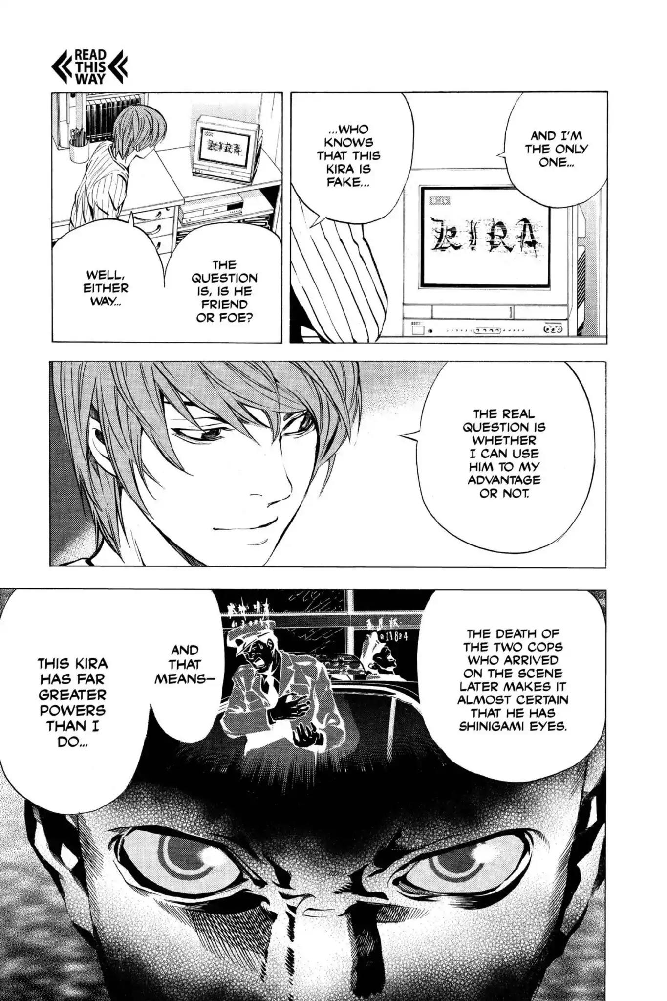 Death Note manga, chapter 25, page 3 of 22