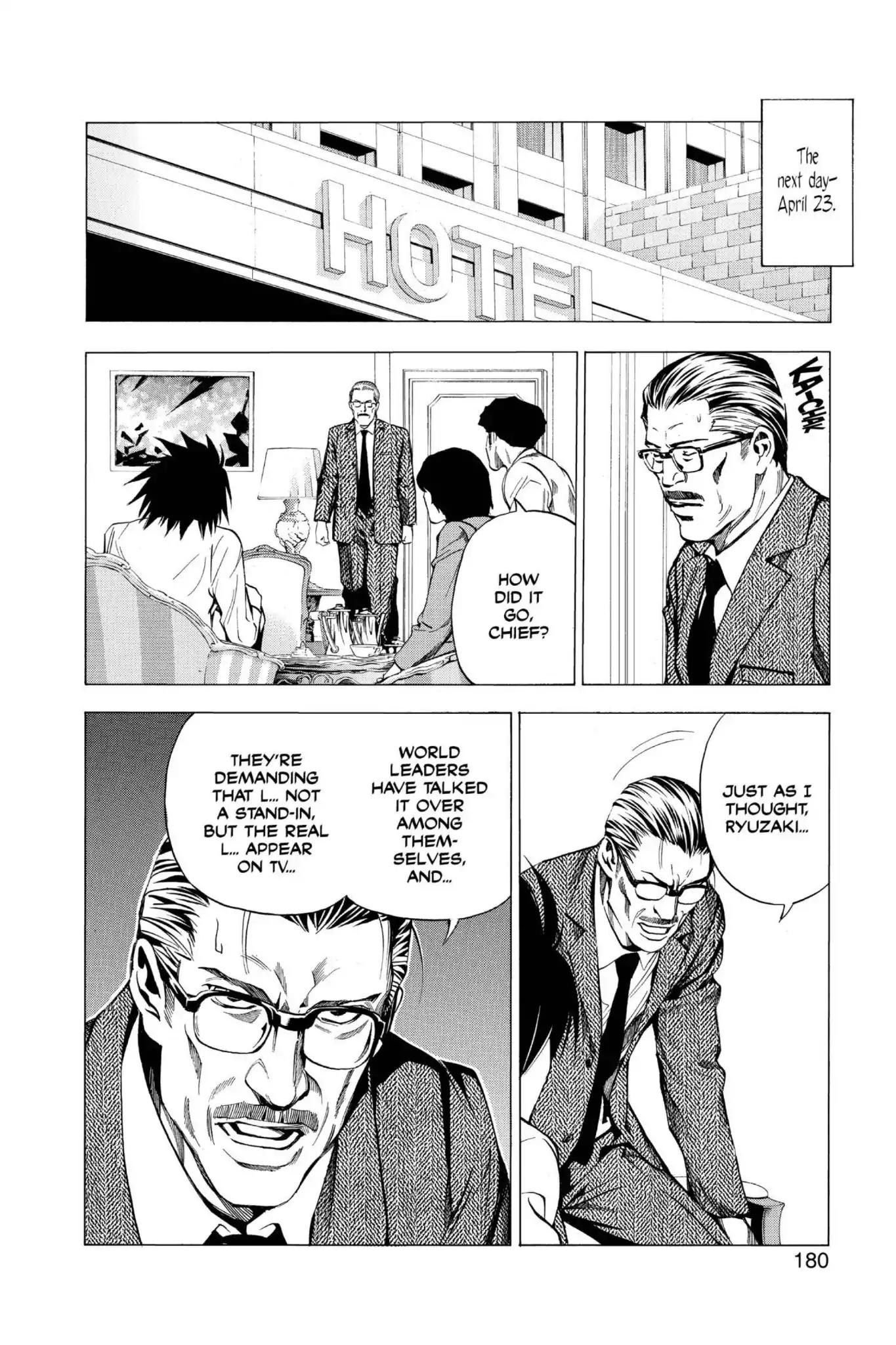 Death Note manga, chapter 25, page 6 of 22