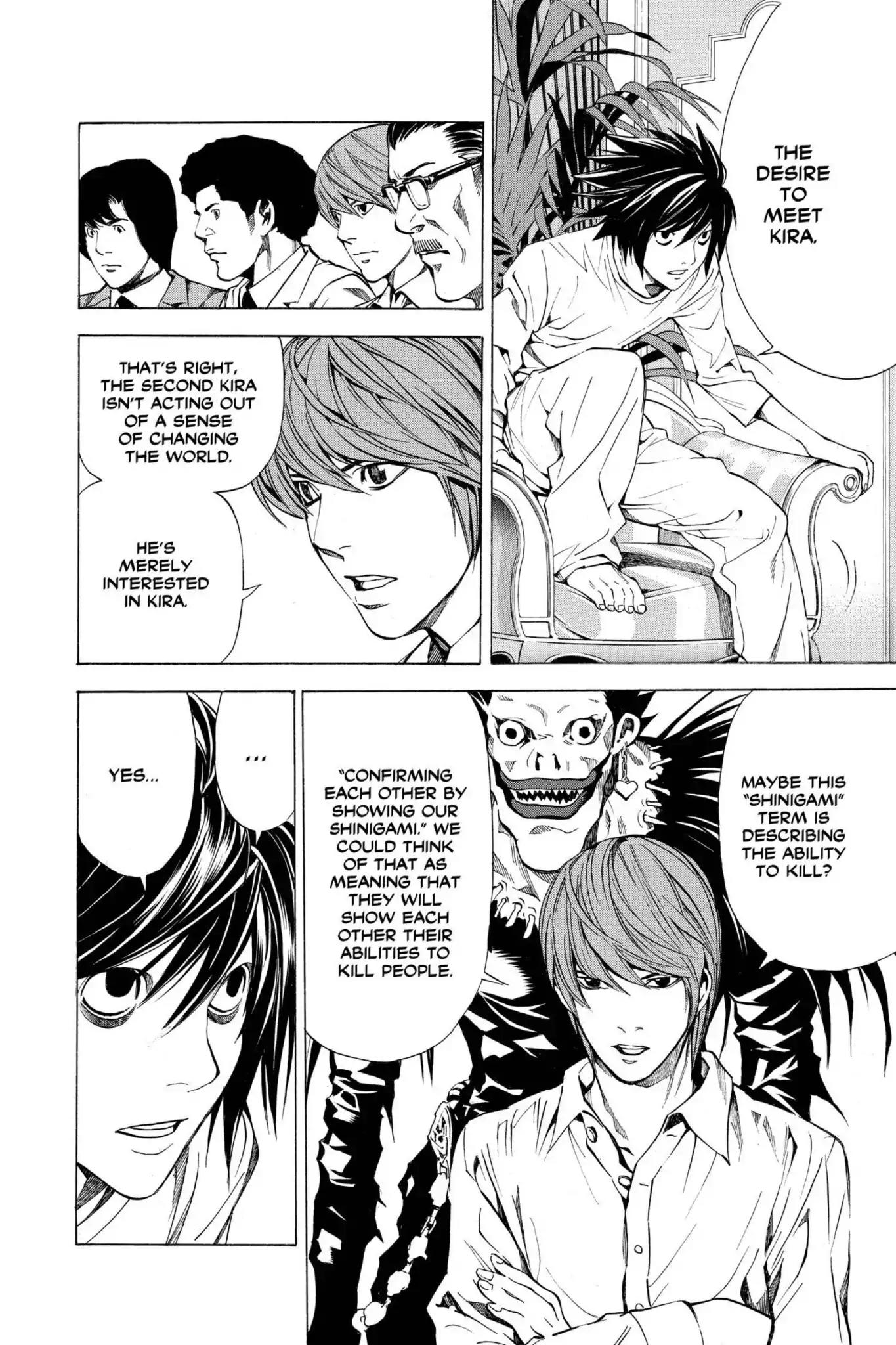 Death Note manga, chapter 27, page 4 of 20