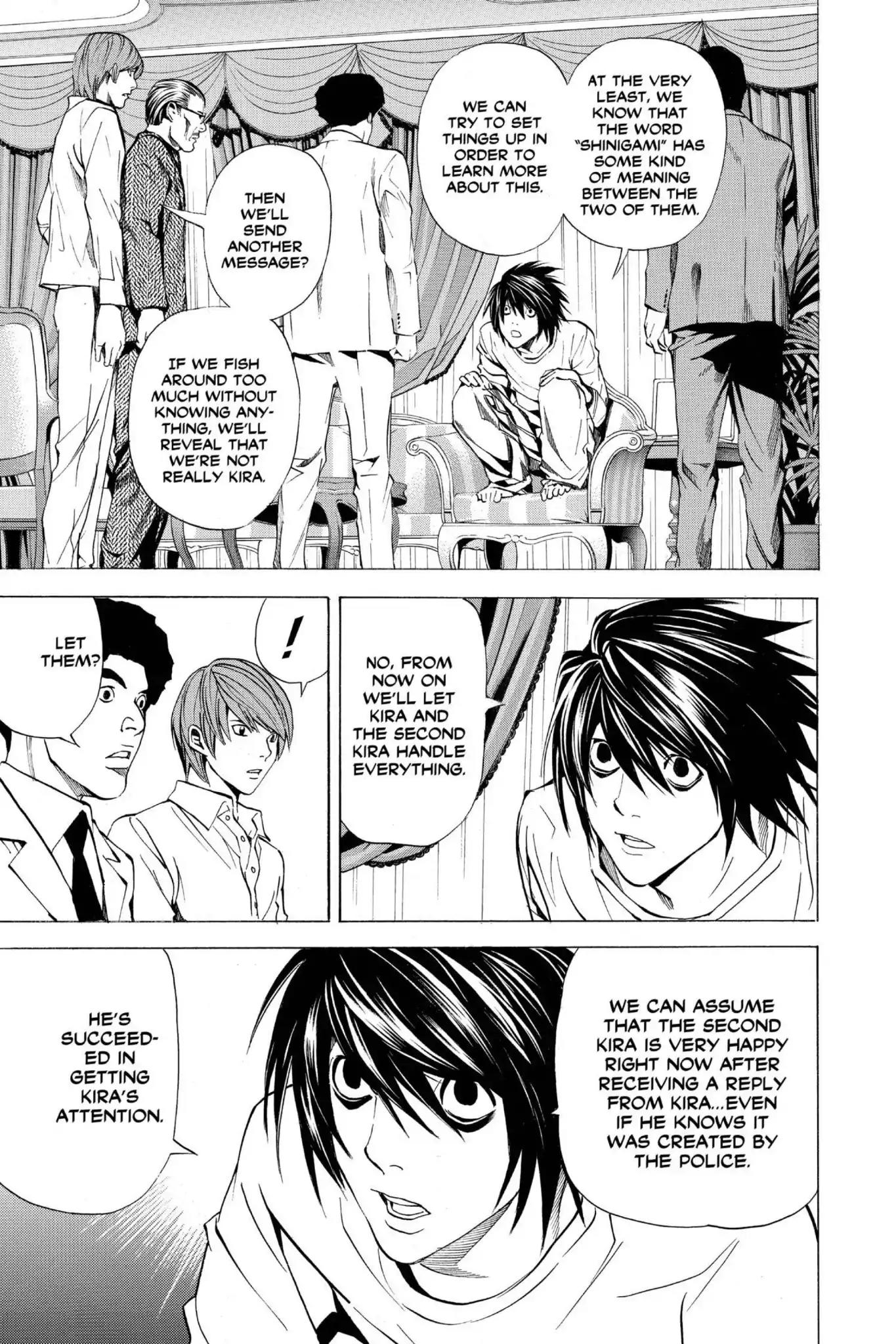 Death Note manga, chapter 27, page 5 of 20