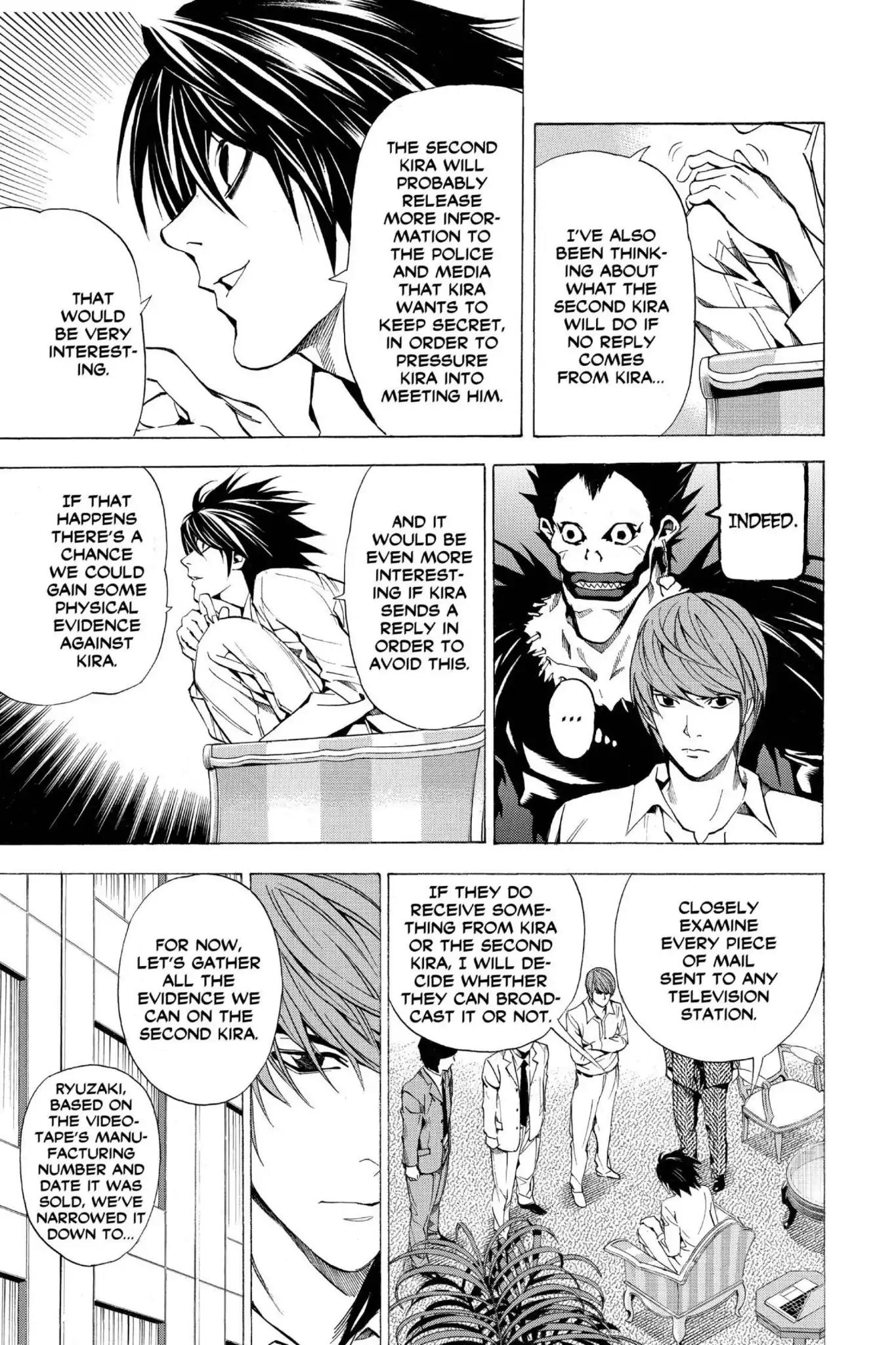 Death Note manga, chapter 27, page 7 of 20