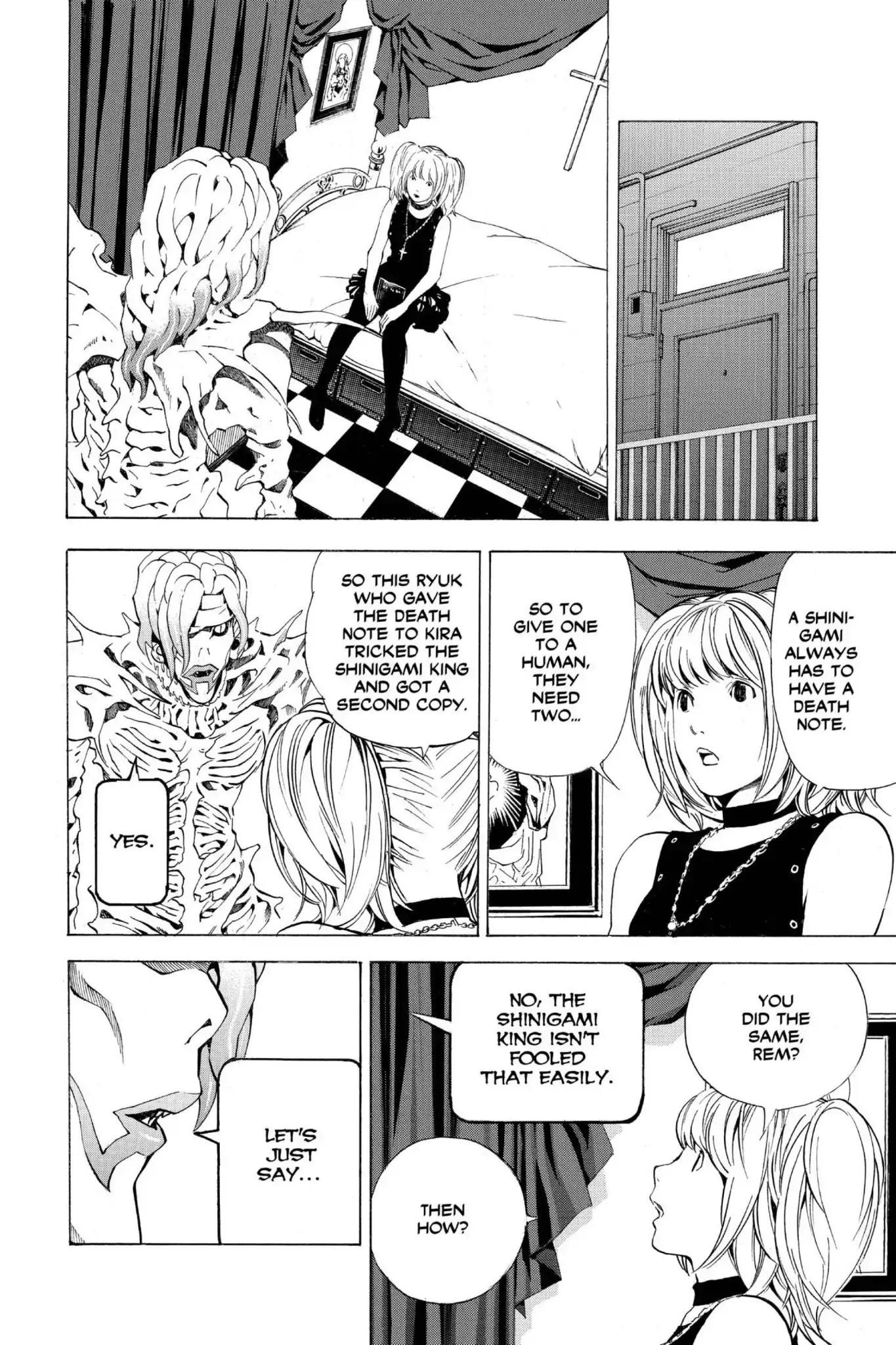 Death Note manga, chapter 27, page 8 of 20