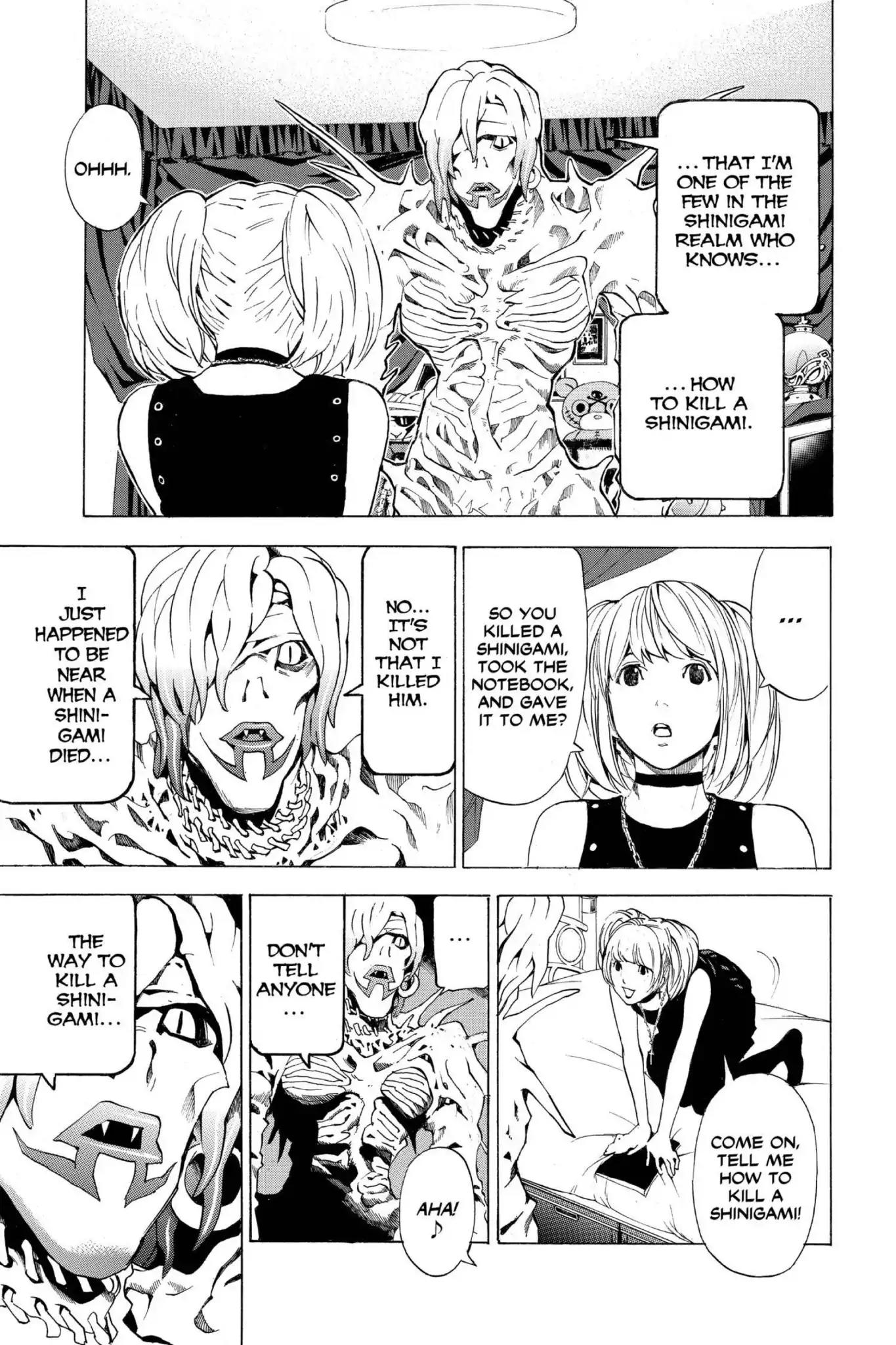 Death Note manga, chapter 27, page 9 of 20