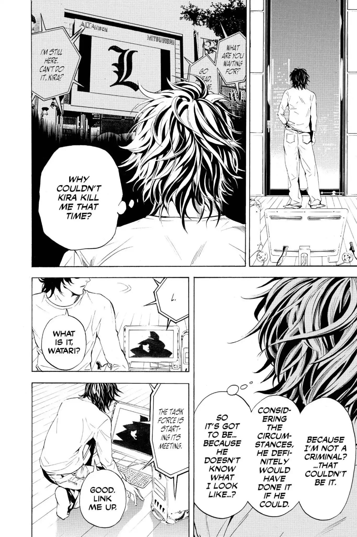 Death Note manga, chapter 3, page 10 of 28