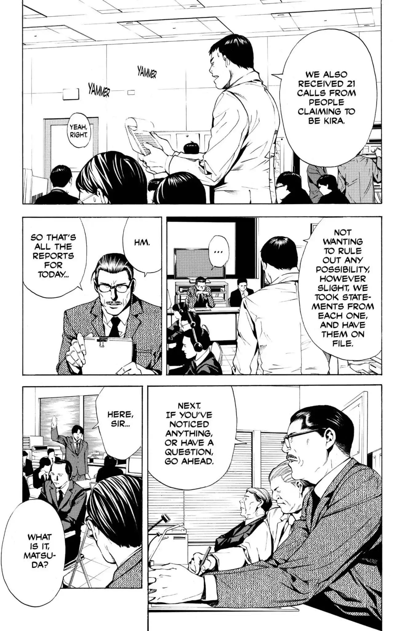 Death Note manga, chapter 3, page 13 of 28