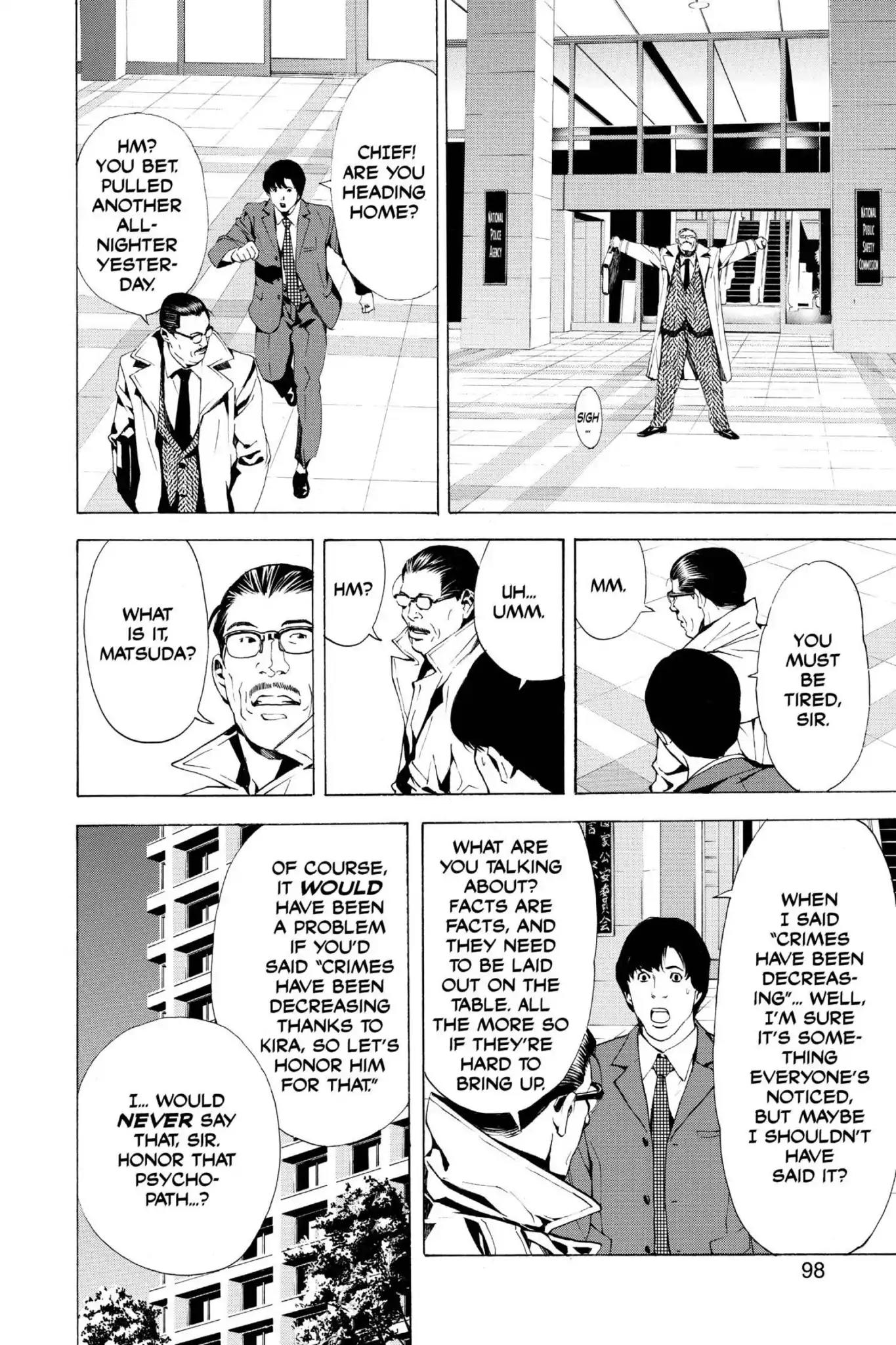 Death Note manga, chapter 3, page 16 of 28