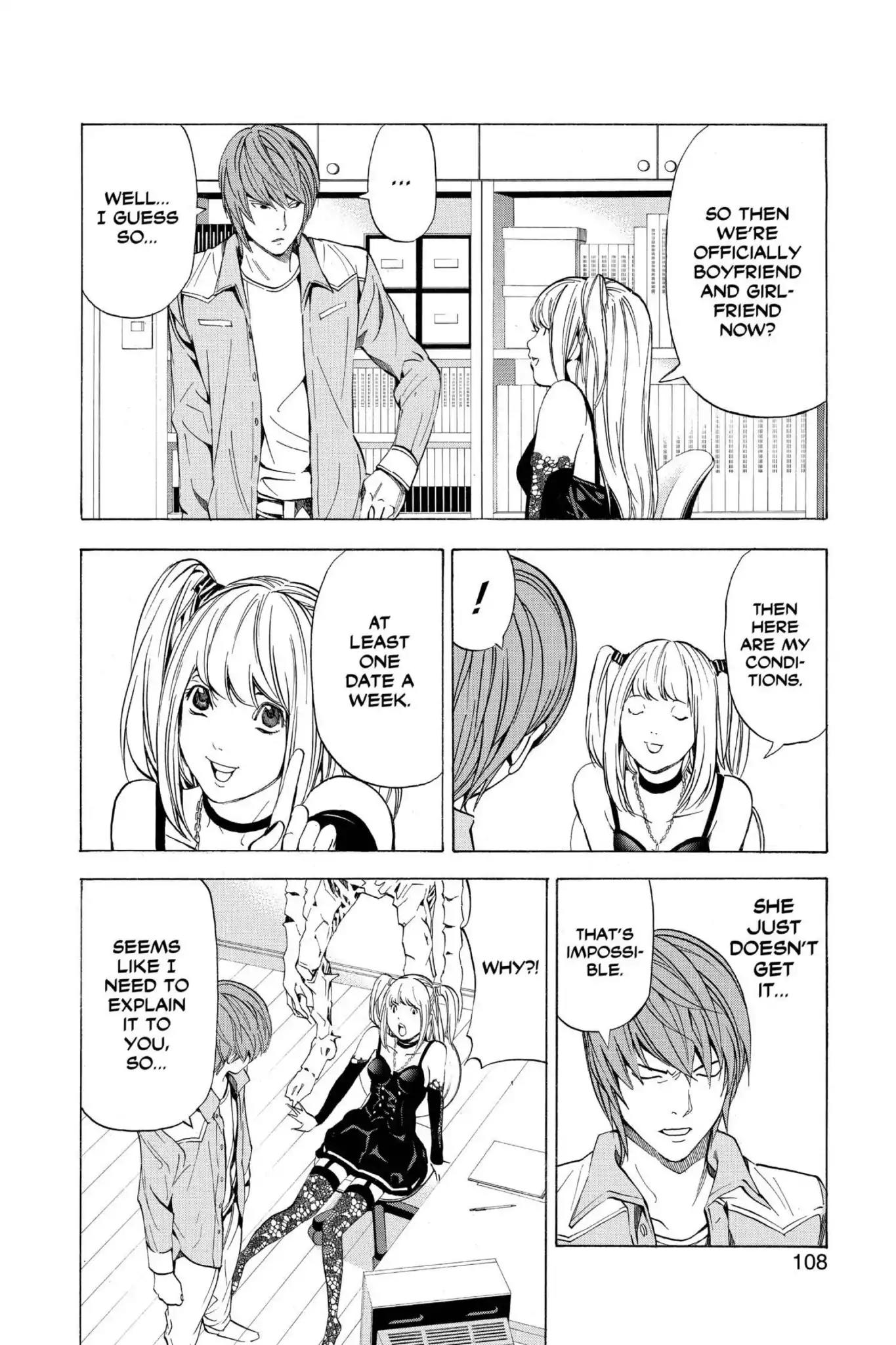 Death Note manga, chapter 30, page 12 of 22