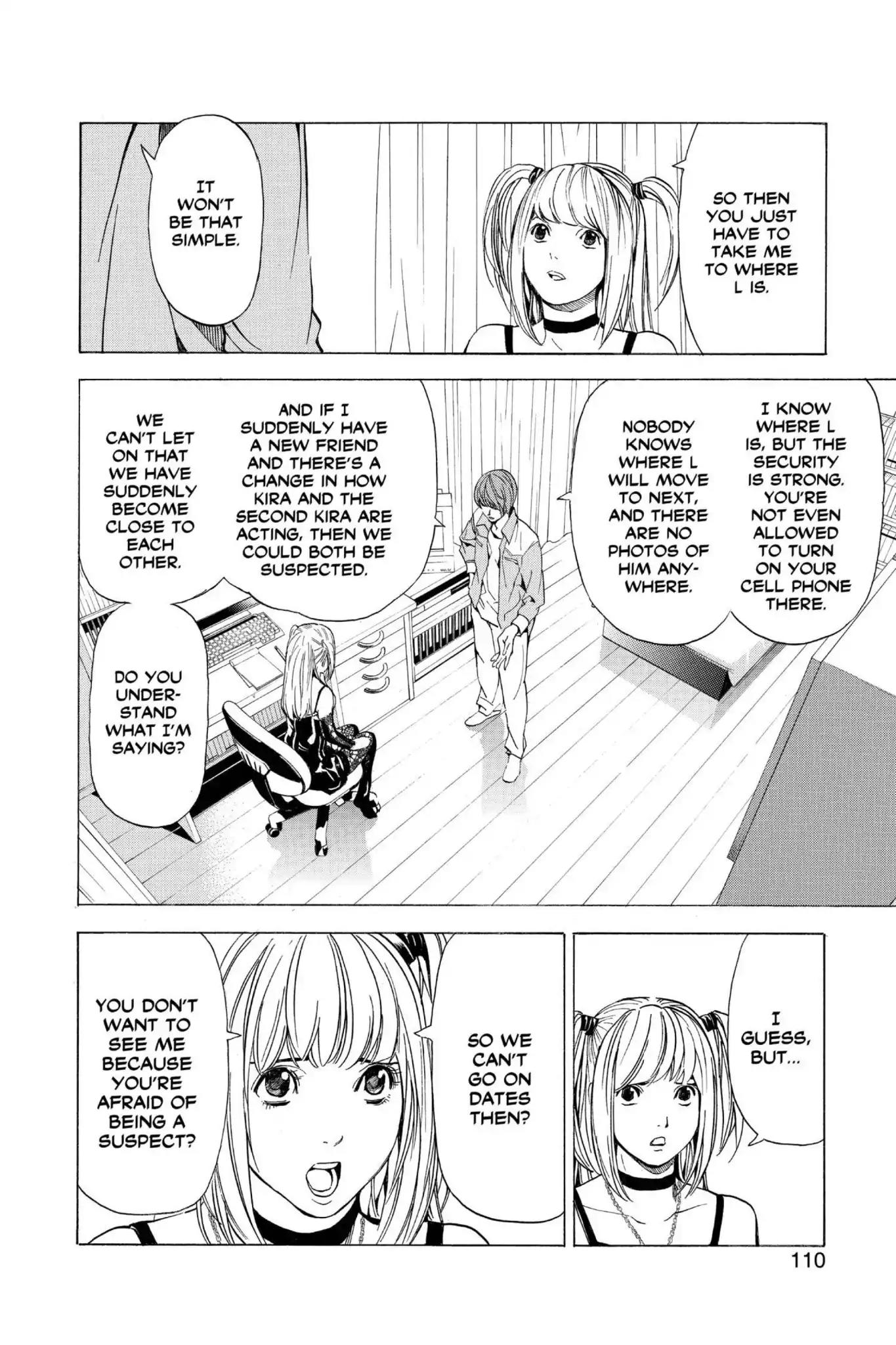 Death Note manga, chapter 30, page 14 of 22