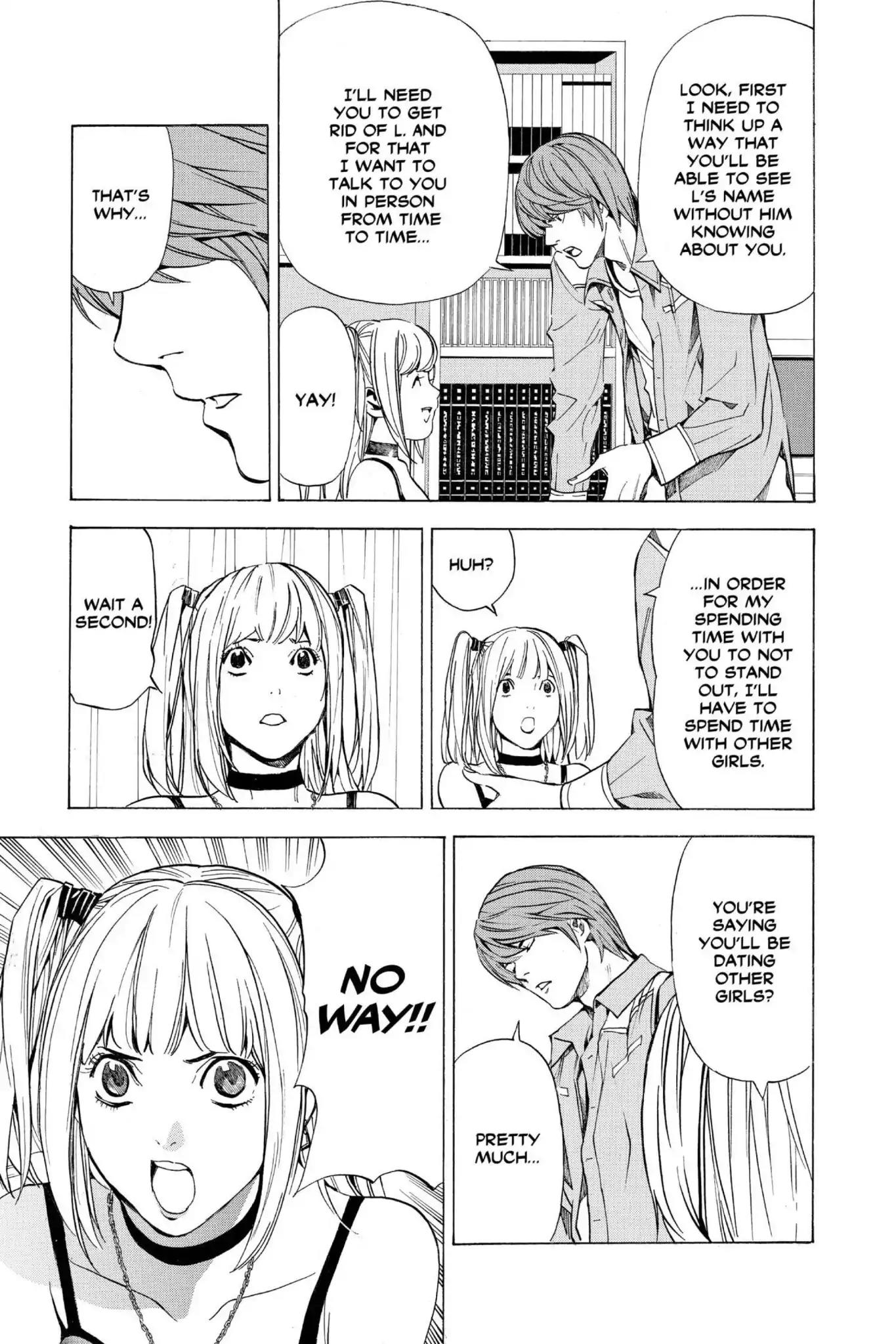 Death Note manga, chapter 30, page 15 of 22