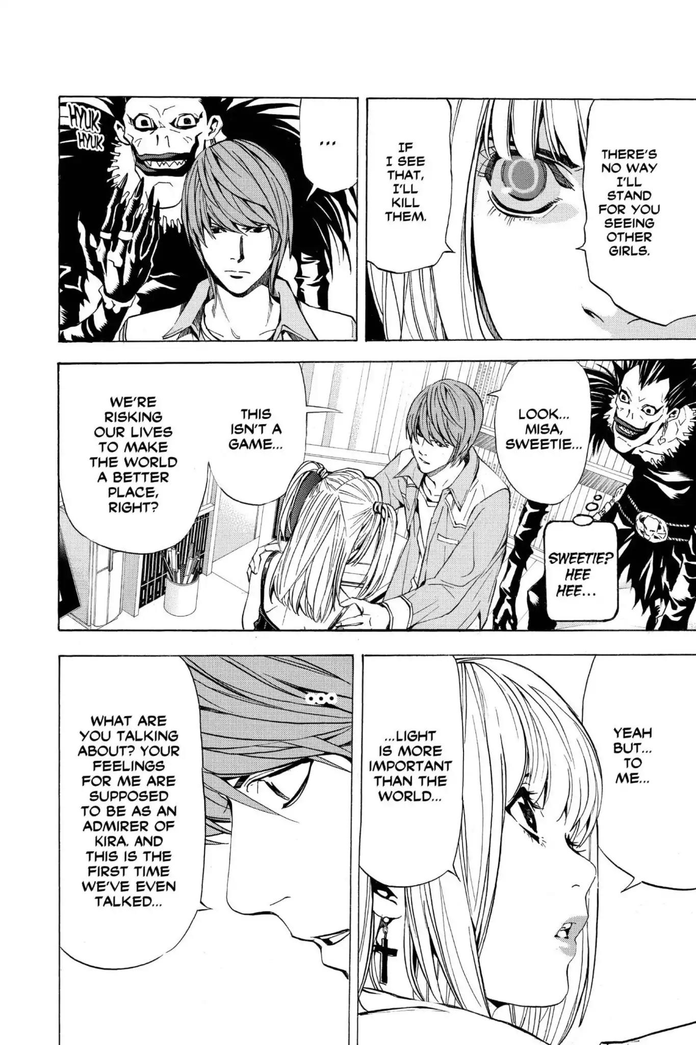 Death Note manga, chapter 30, page 16 of 22