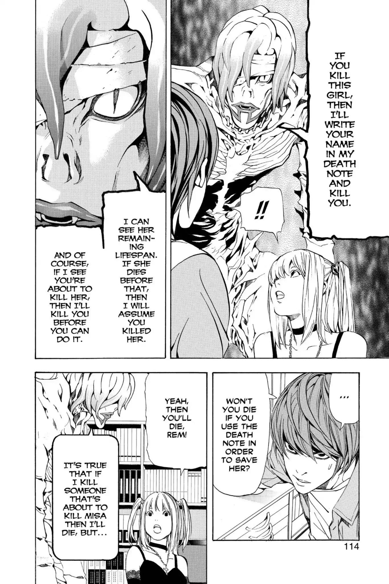 Death Note manga, chapter 30, page 18 of 22