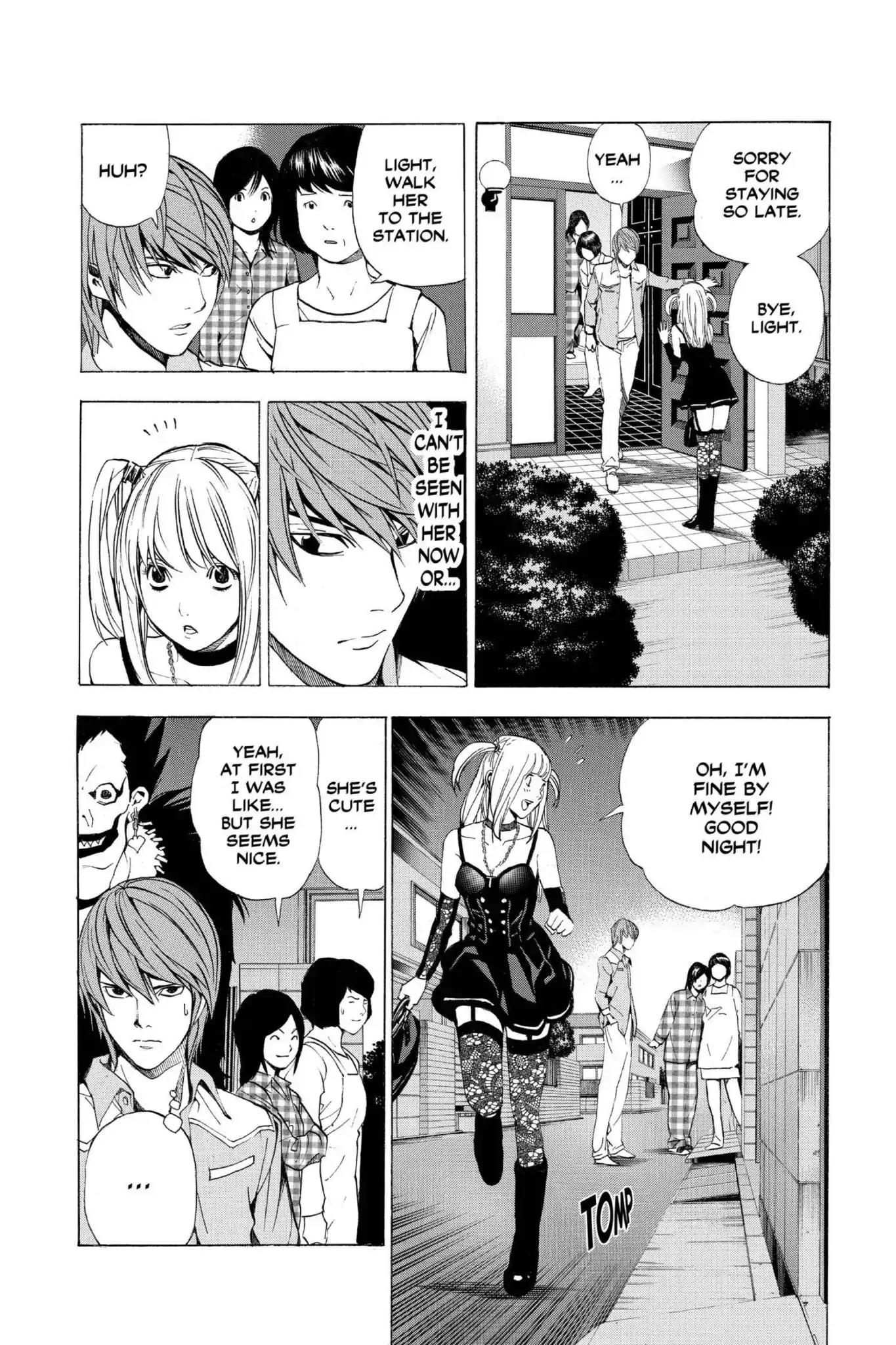 Death Note manga, chapter 30, page 20 of 22