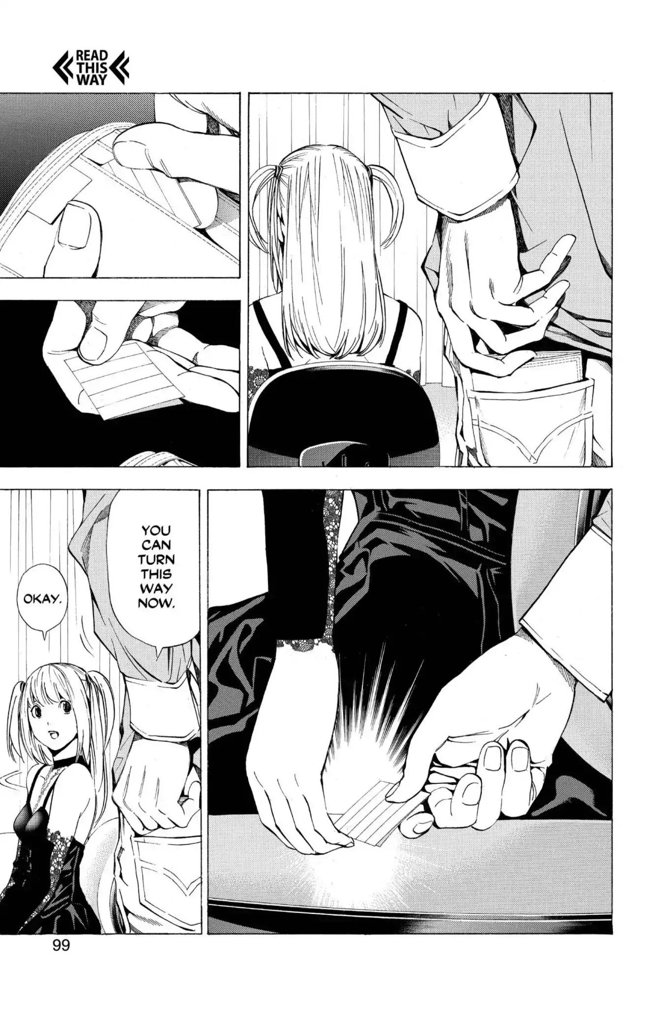 Death Note manga, chapter 30, page 3 of 22