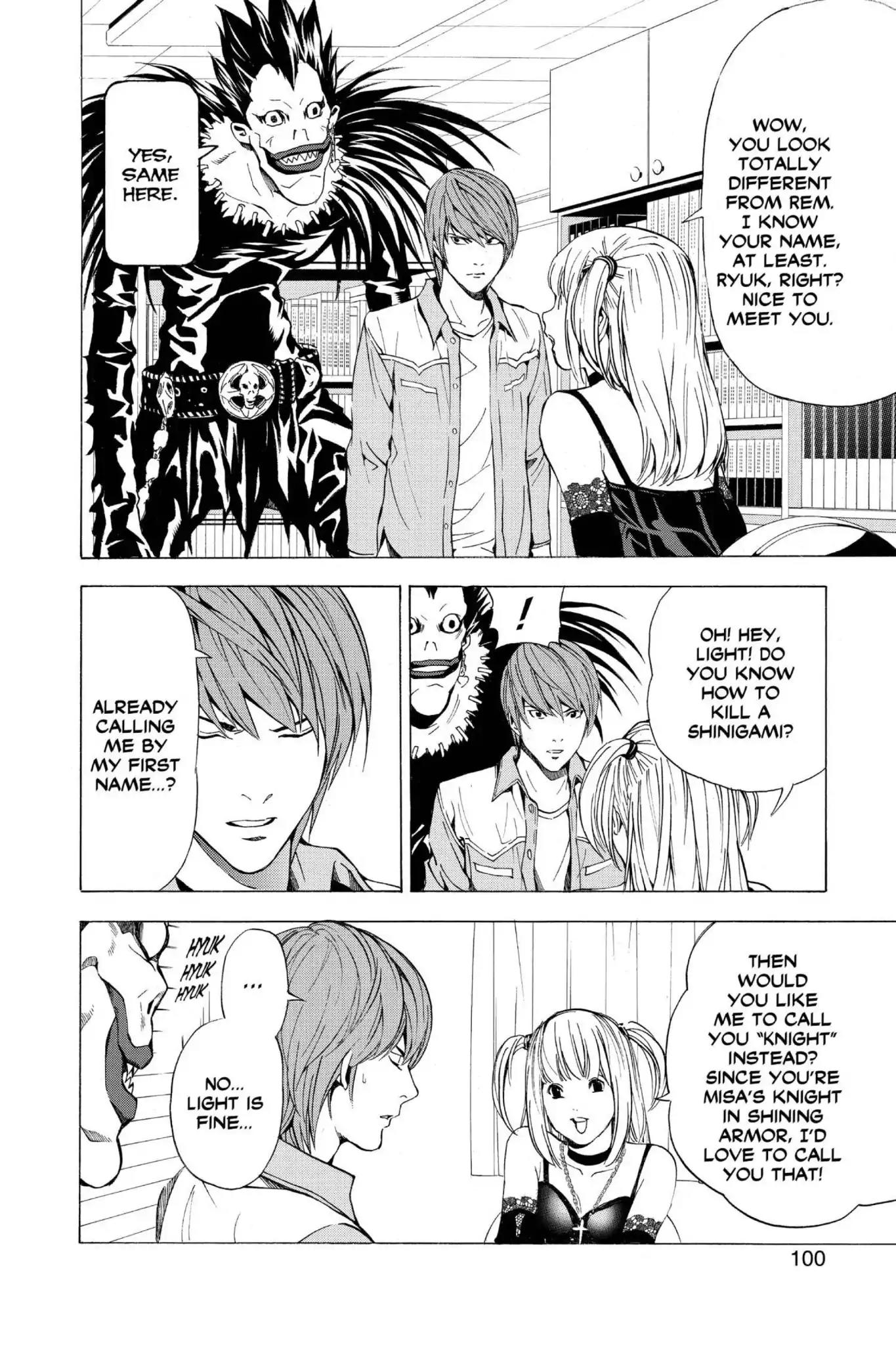 Death Note manga, chapter 30, page 4 of 22