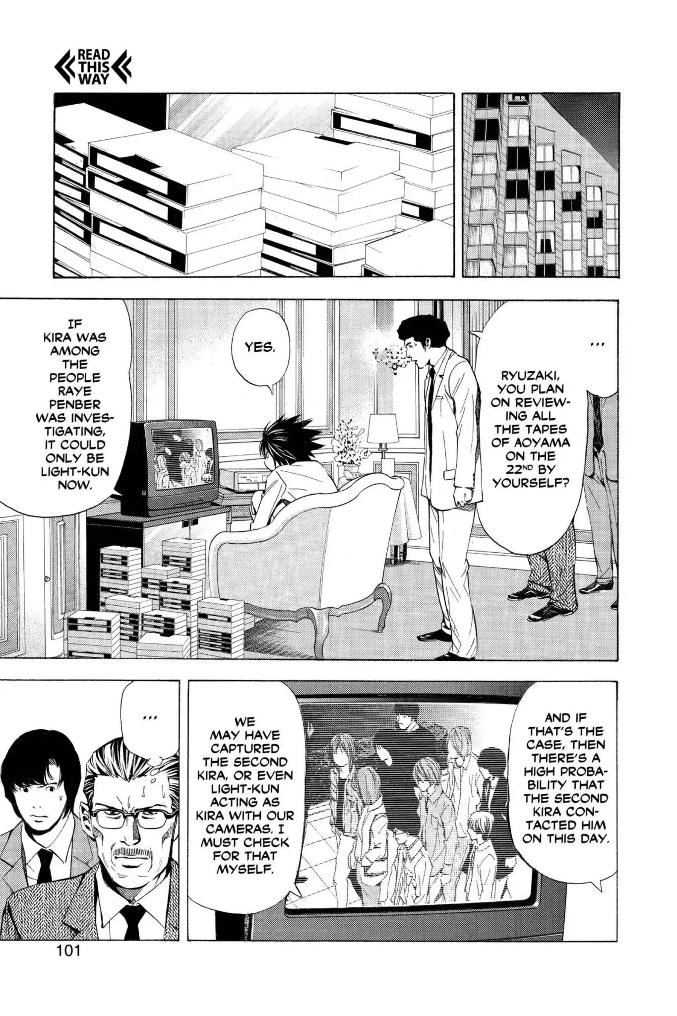 Death Note manga, chapter 30, page 5 of 22