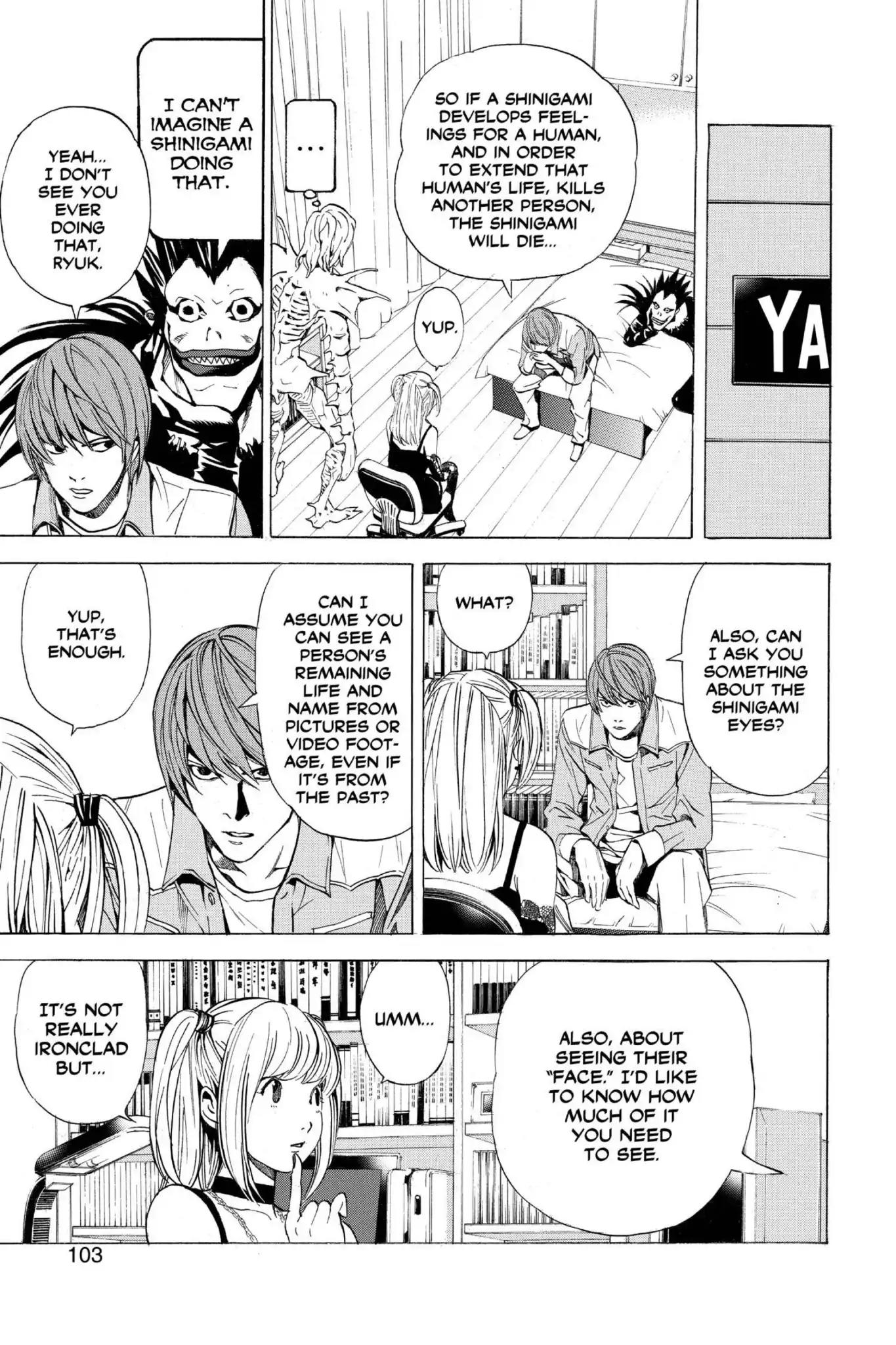 Death Note manga, chapter 30, page 7 of 22