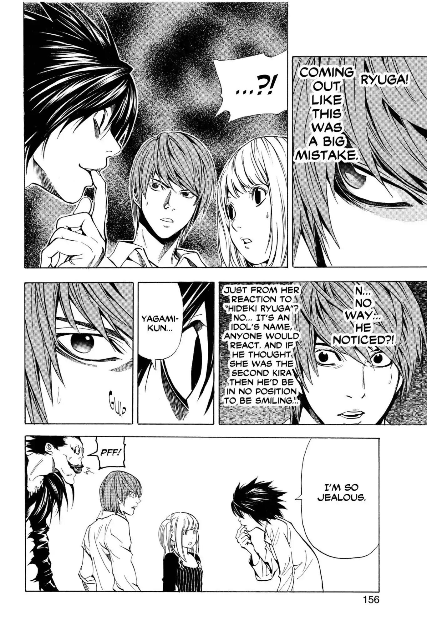 Death Note manga, chapter 32, page 16 of 20