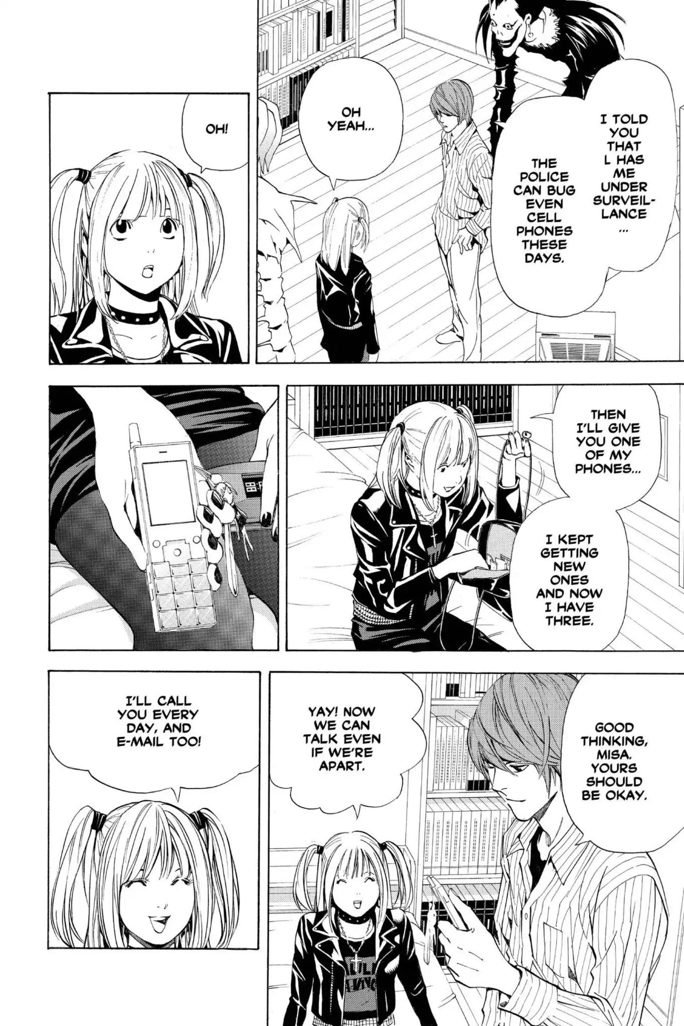 Death Note manga, chapter 32, page 2 of 20