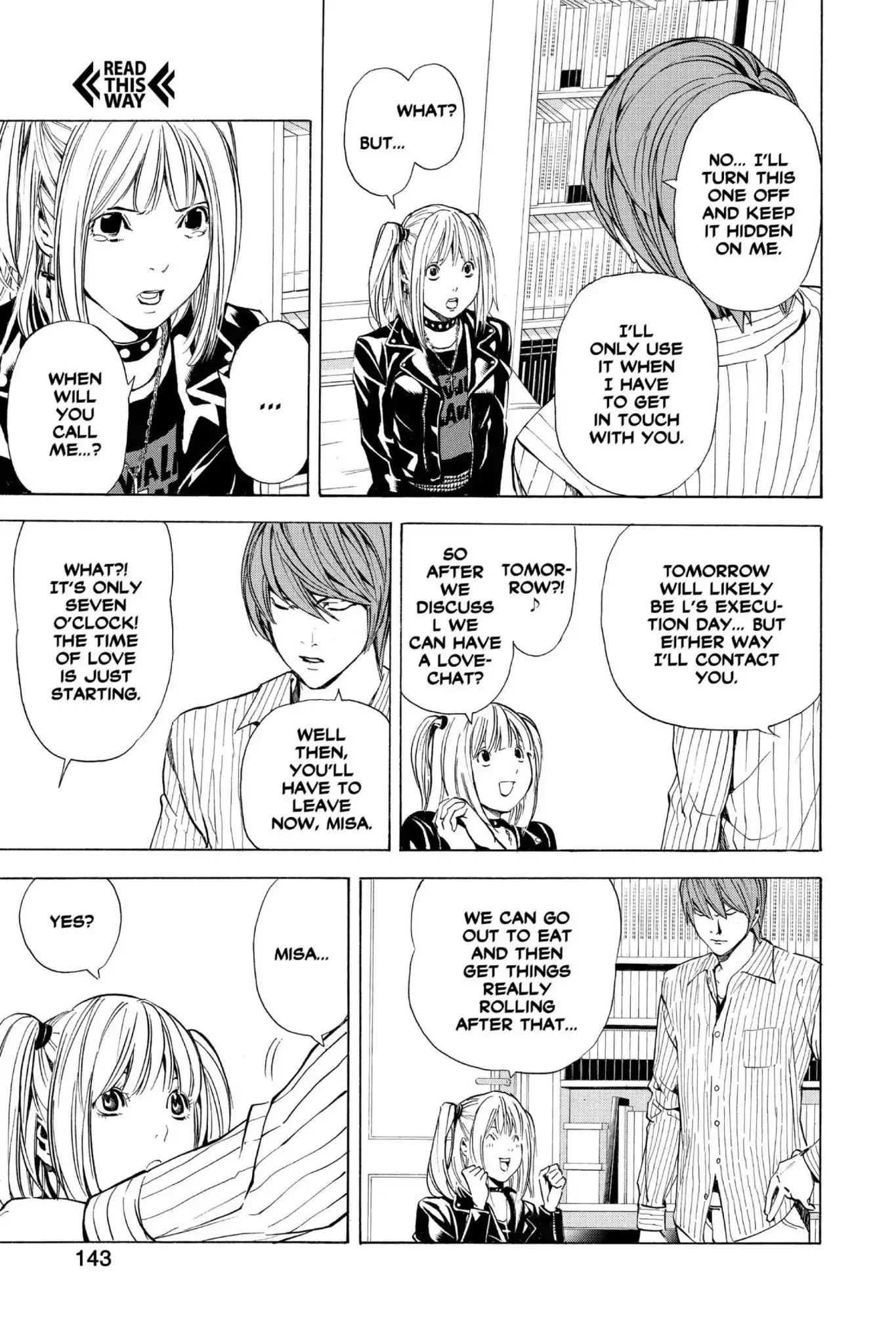 Death Note manga, chapter 32, page 3 of 20