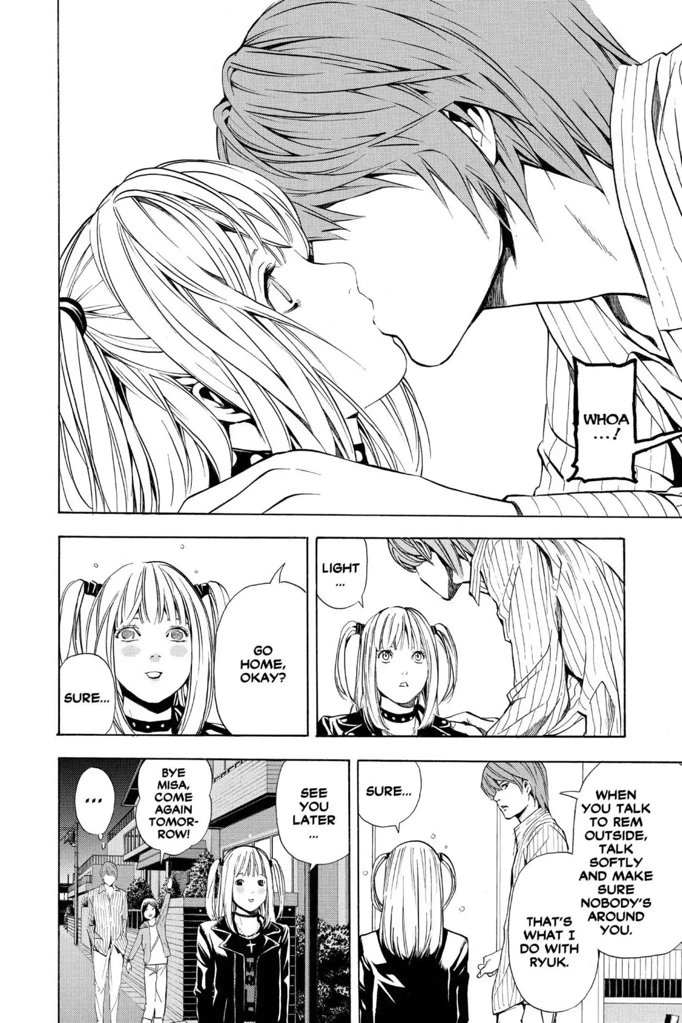 Death Note manga, chapter 32, page 4 of 20