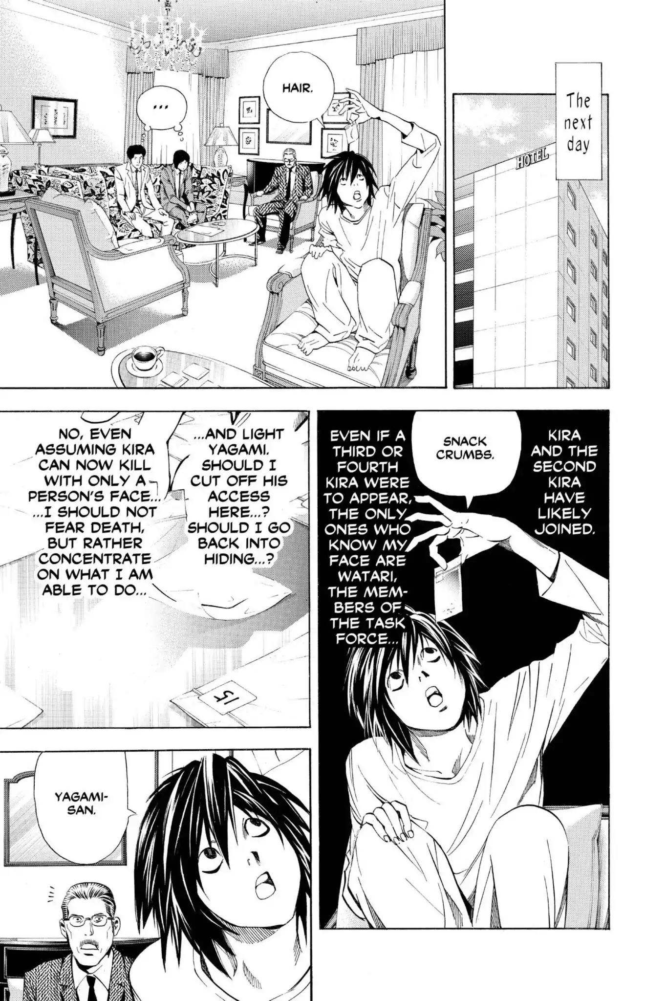 Death Note manga, chapter 32, page 7 of 20