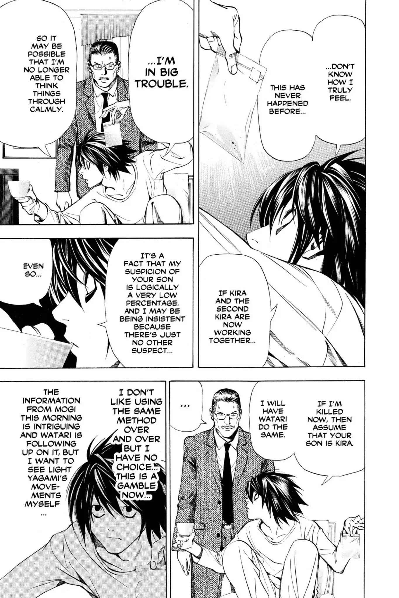 Death Note manga, chapter 32, page 9 of 20
