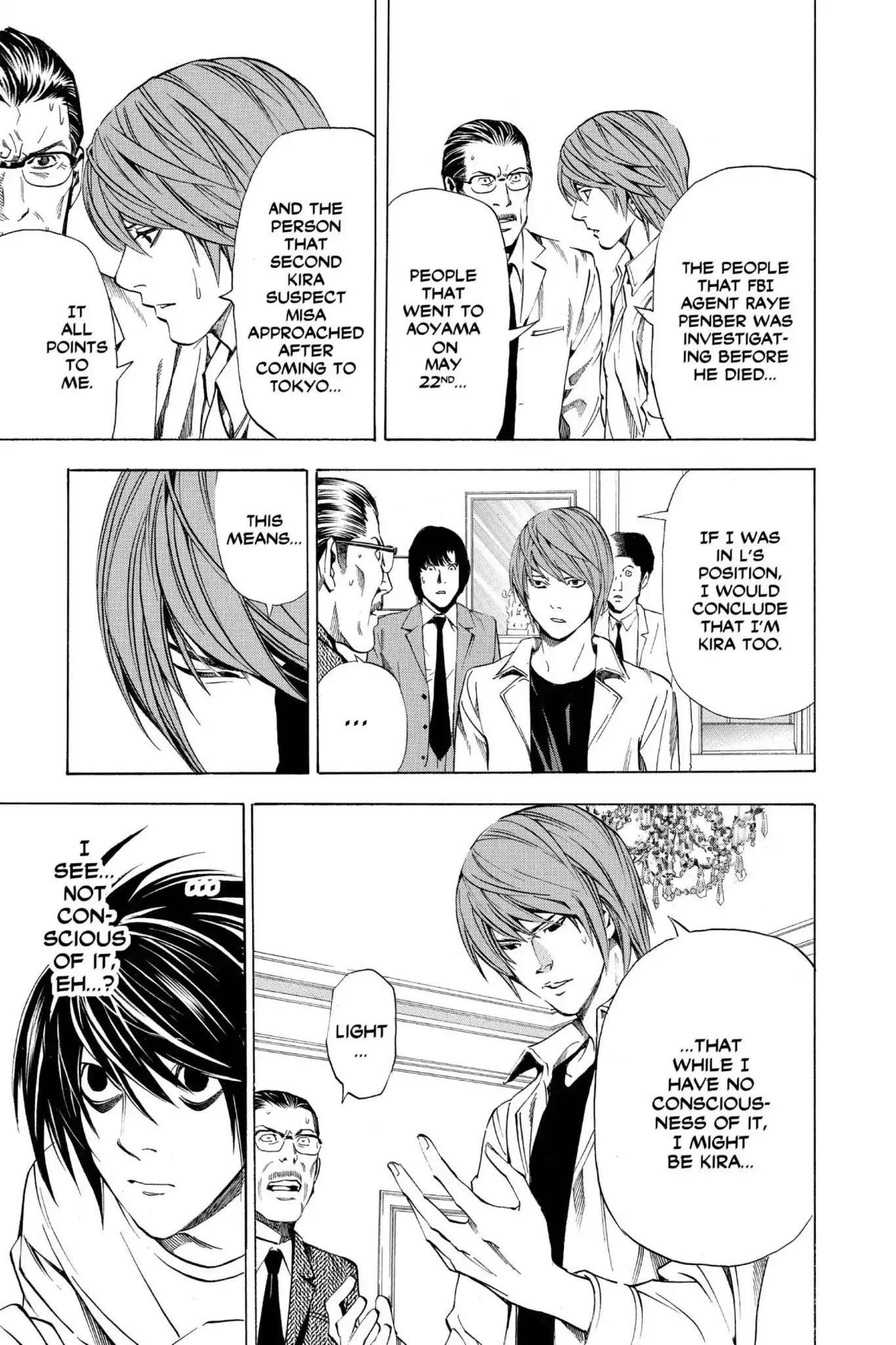 Death Note Chapter 34 page 13 - Chapter 34: Imprisonment