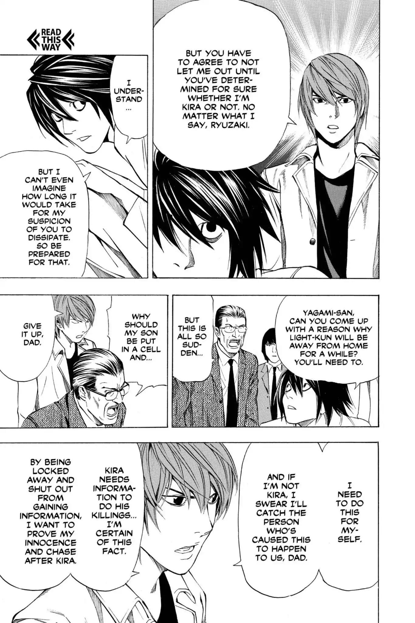 Death Note Chapter 34 page 19 - Chapter 34: Imprisonment