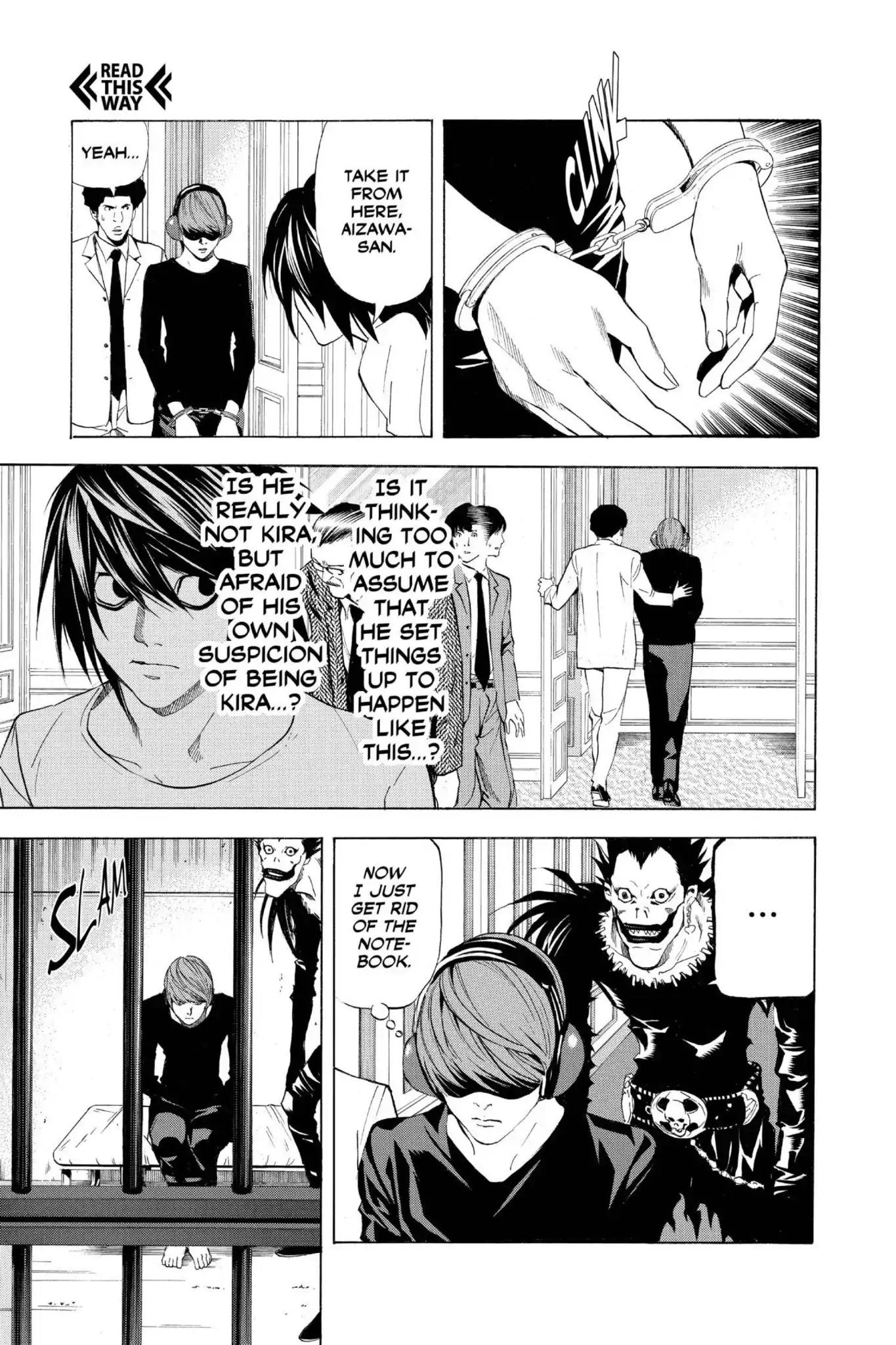 Death Note Chapter 34 page 21 - Chapter 34: Imprisonment