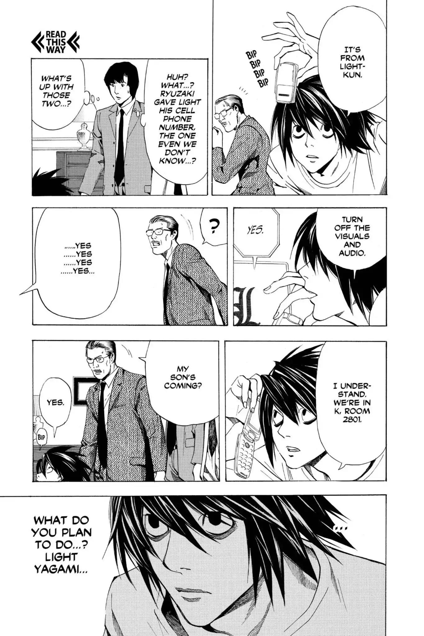 Death Note Chapter 34 page 9 - Chapter 34: Imprisonment