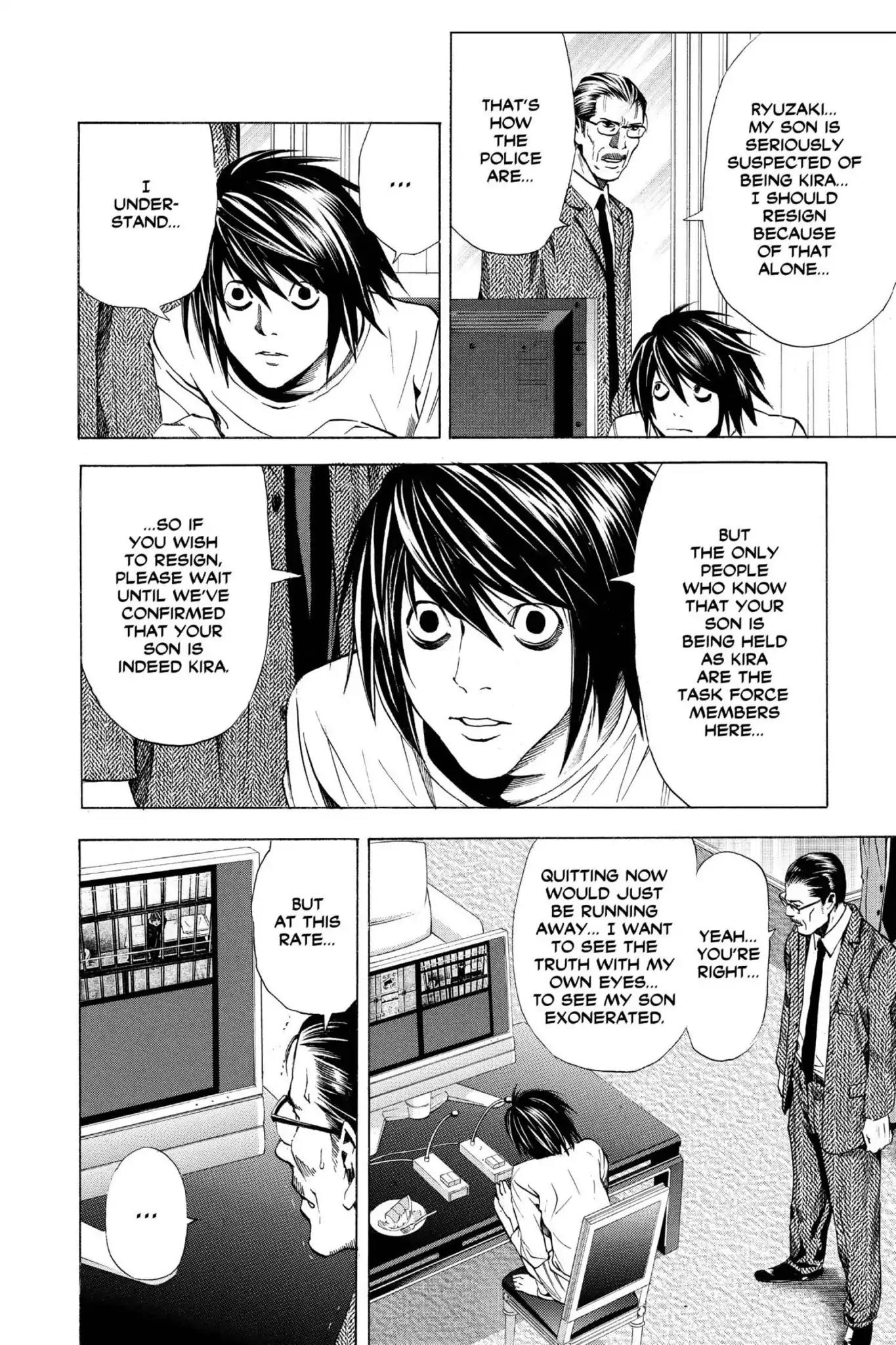 Death Note manga, chapter 35, page 11 of 27