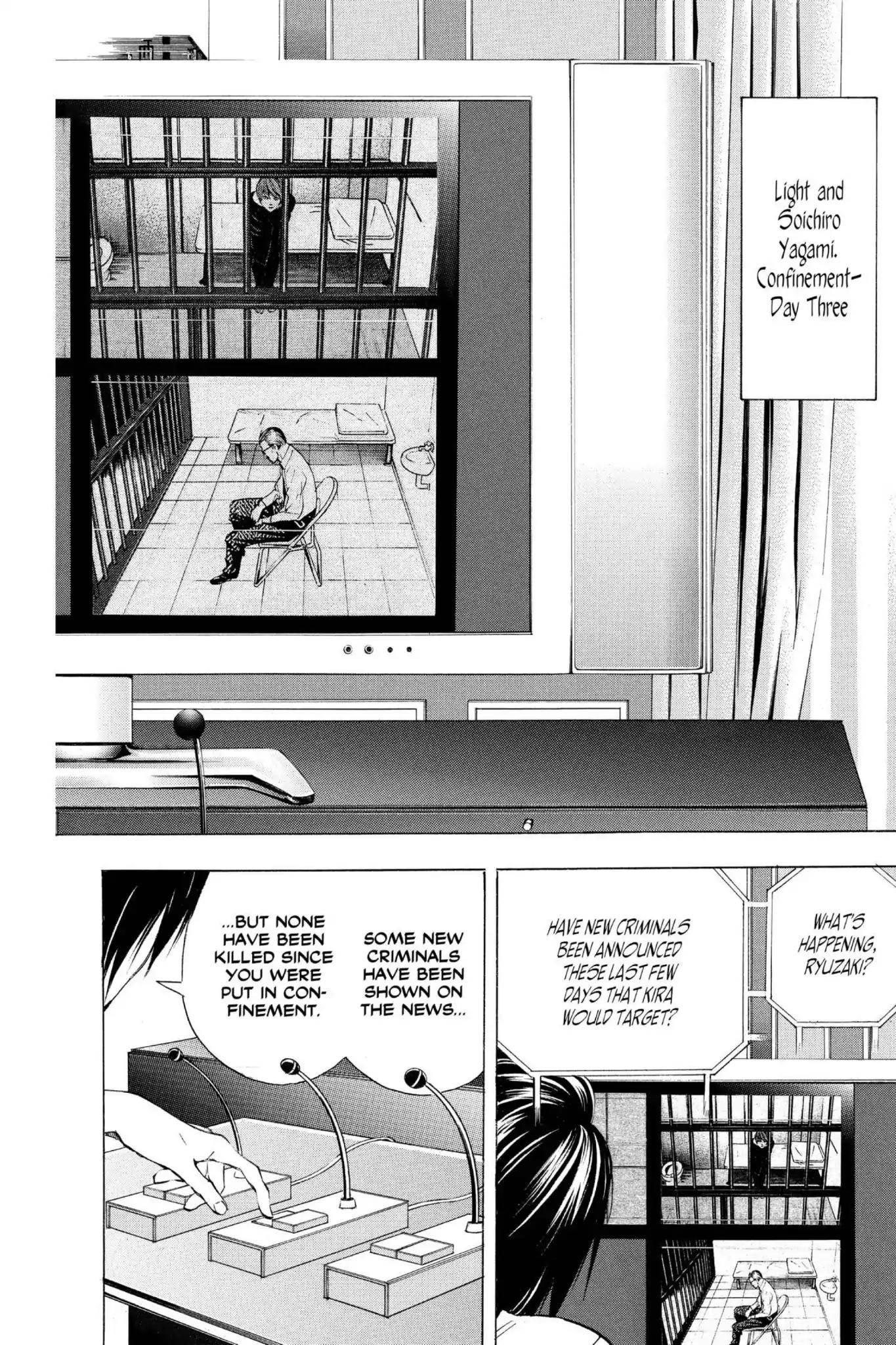 Death Note manga, chapter 35, page 13 of 27