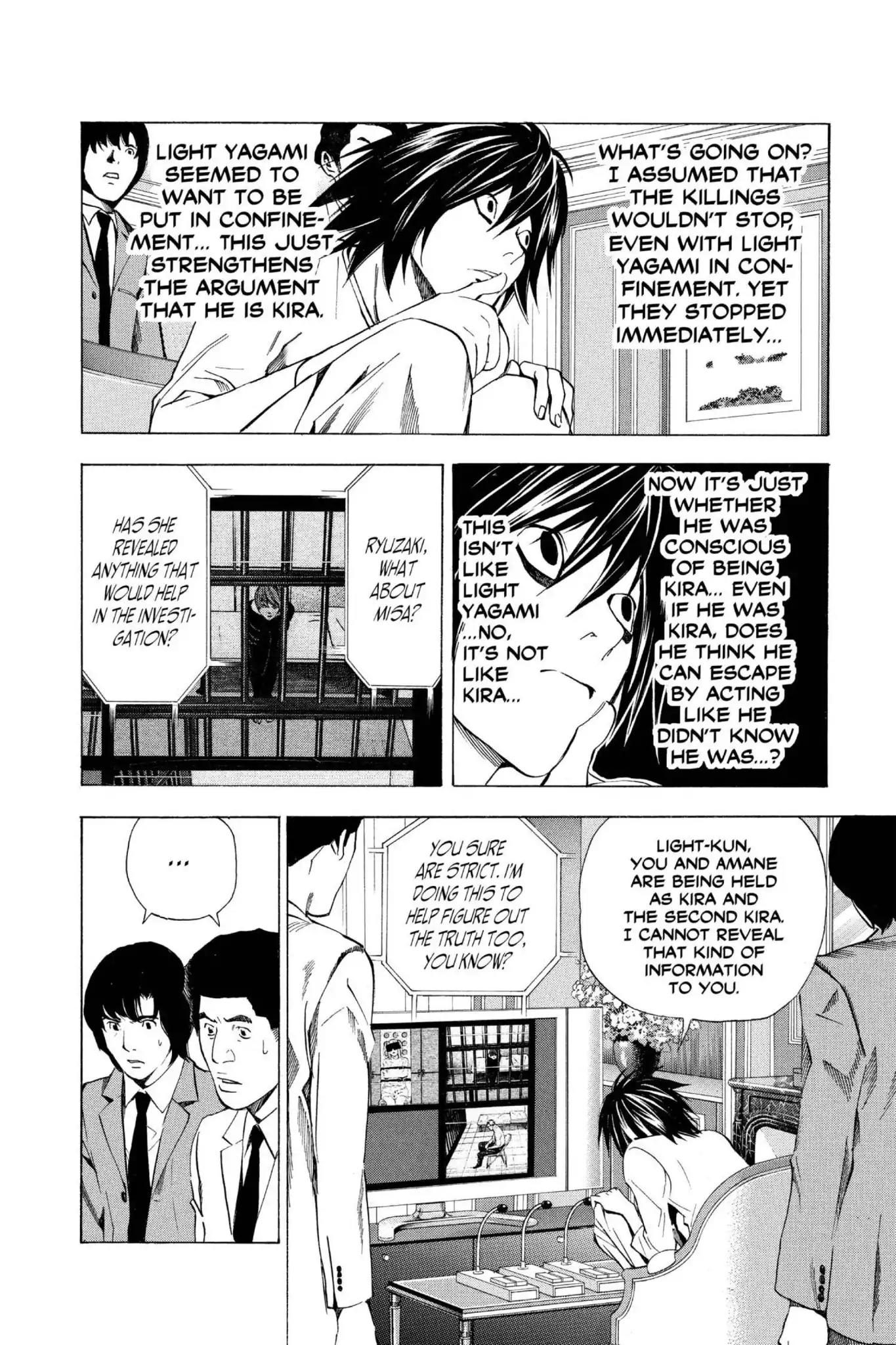 Death Note manga, chapter 35, page 15 of 27