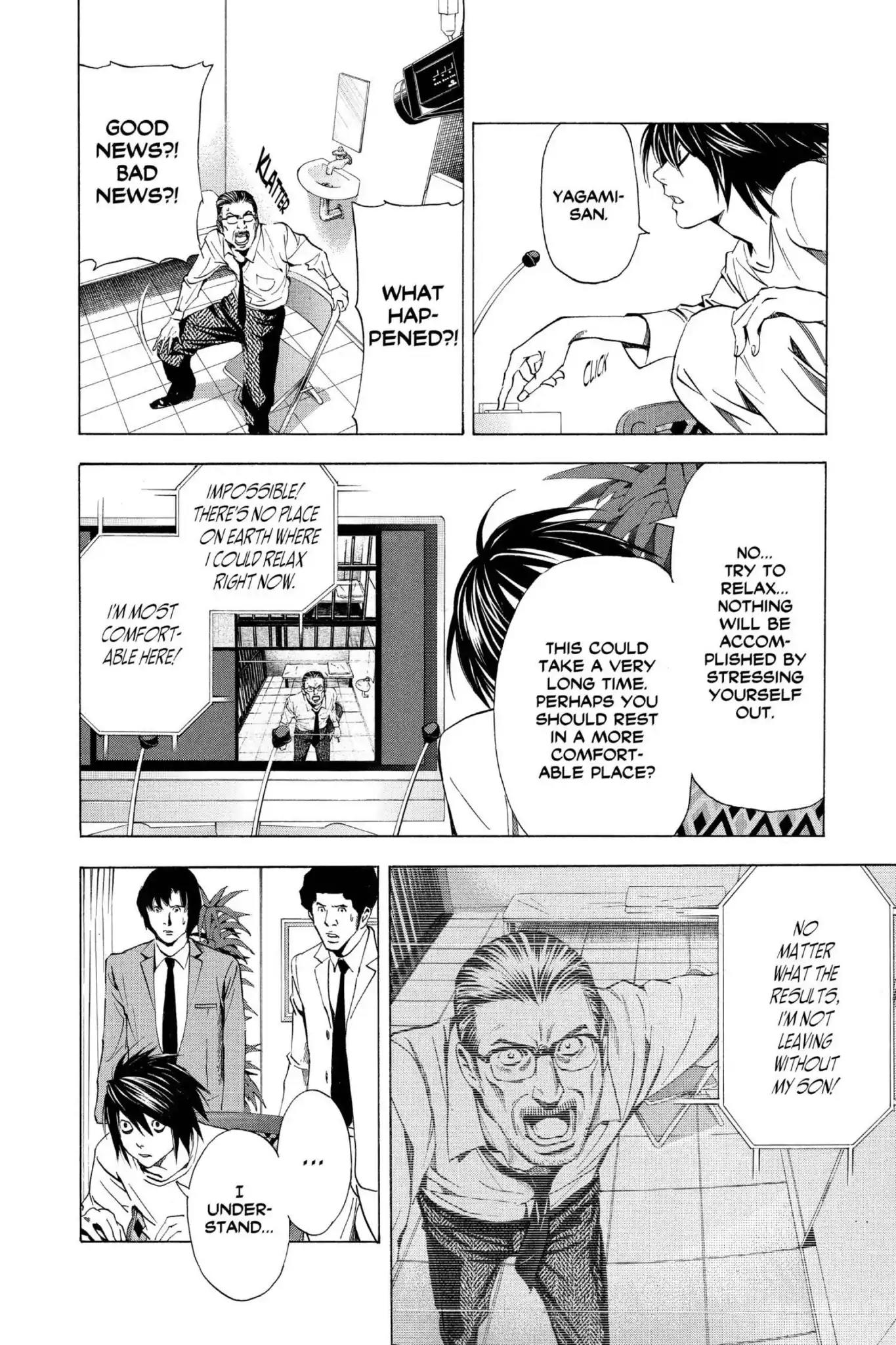 Death Note manga, chapter 35, page 17 of 27