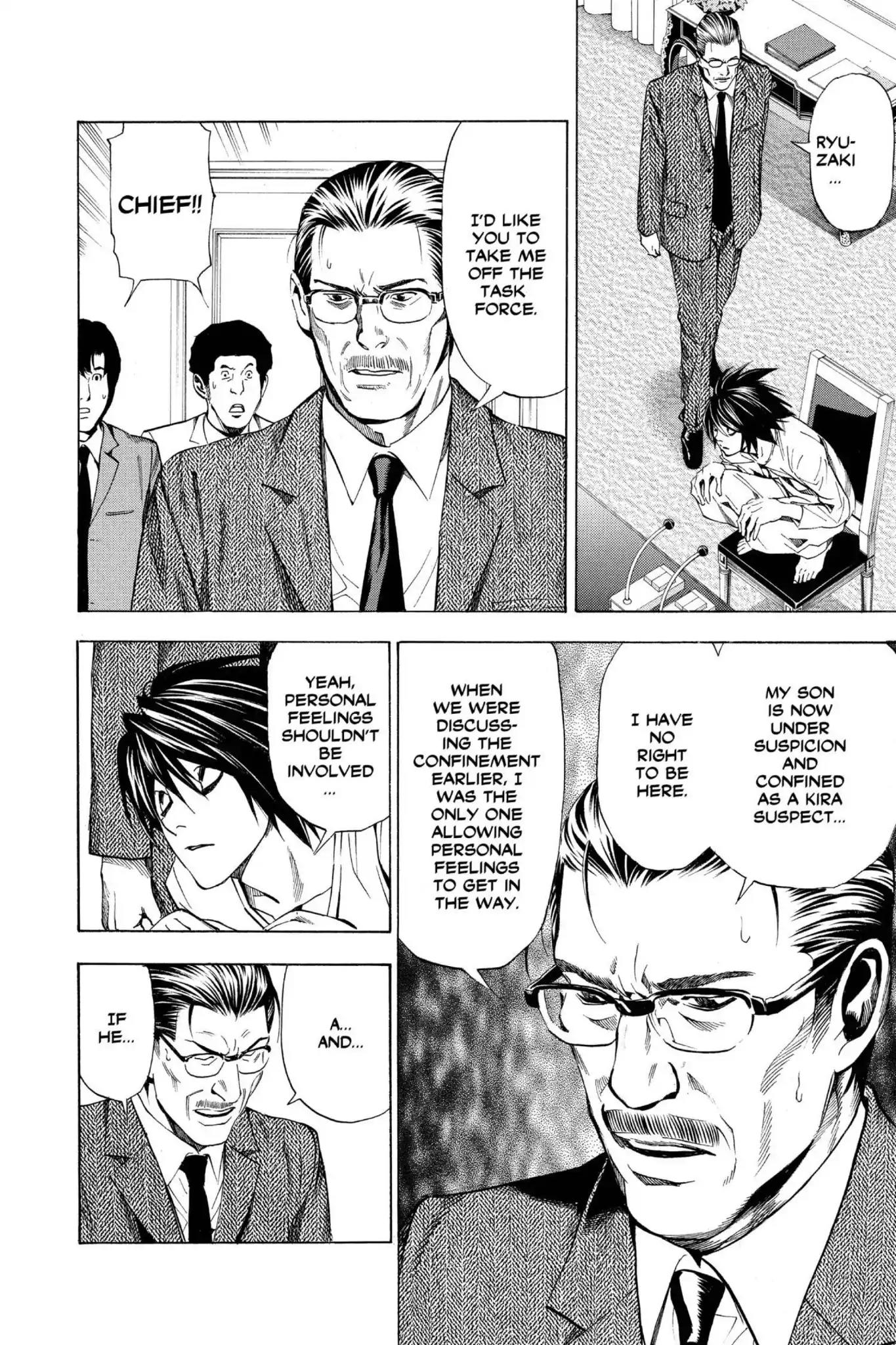 Death Note manga, chapter 35, page 9 of 27