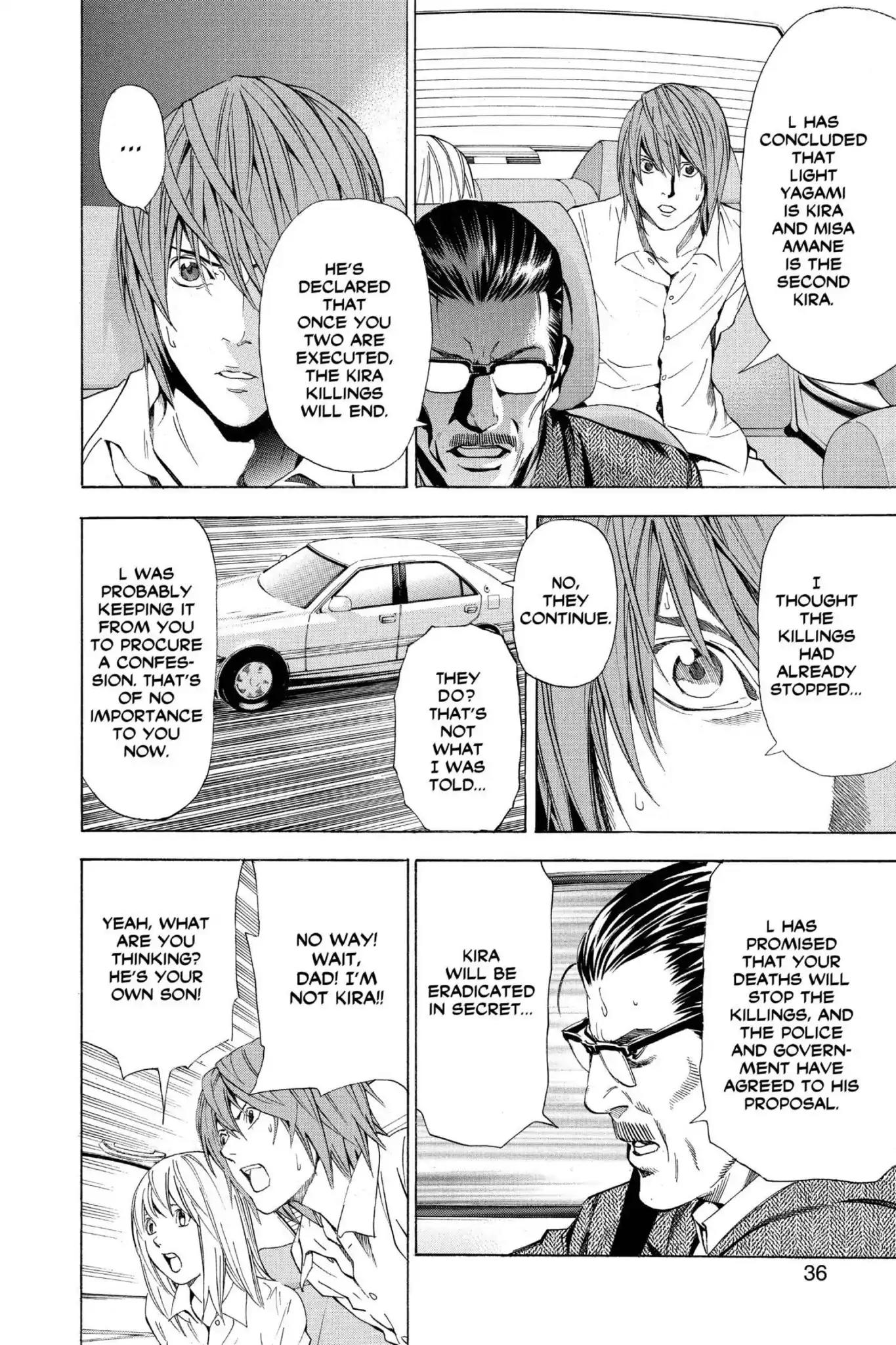 Death Note Chapter 36 page 10 - Chapter 36: Father and Son