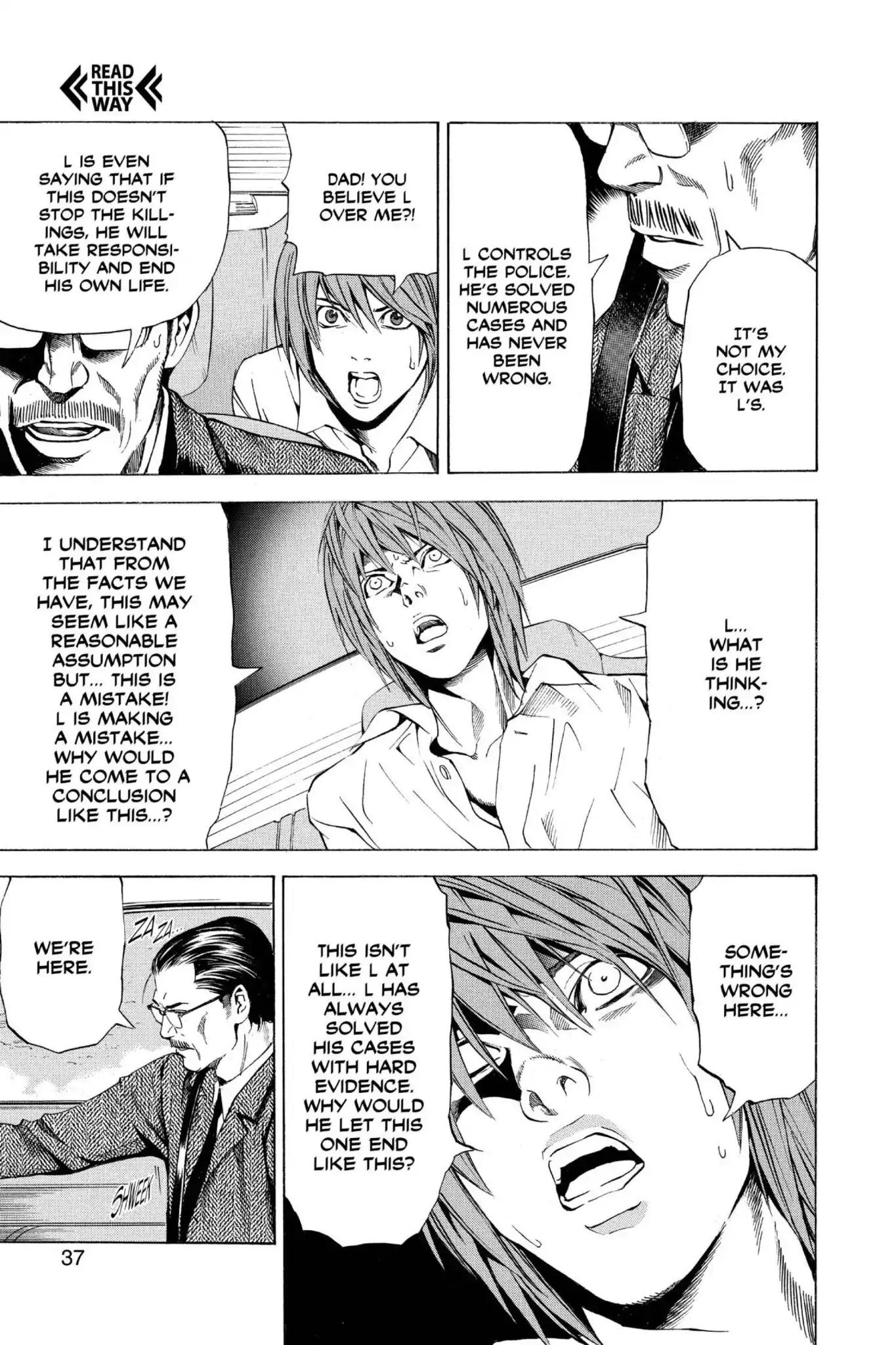 Death Note Chapter 36 page 11 - Chapter 36: Father and Son