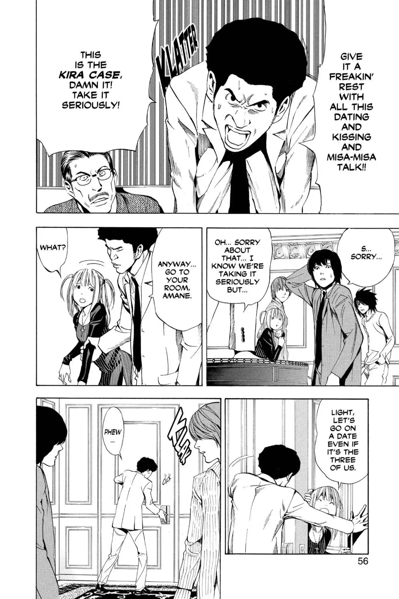 Death Note manga, chapter 37, page 10 of 24